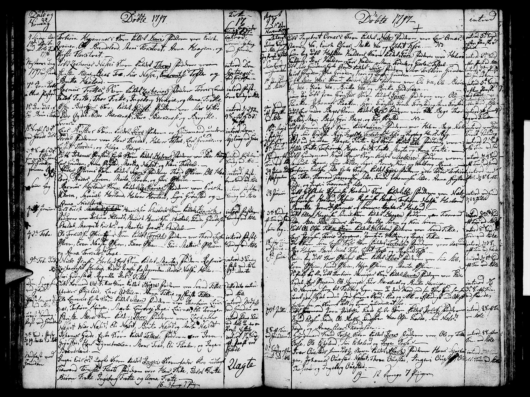 Etne sokneprestembete, SAB/A-75001/H/Haa: Parish register (official) no. A 4, 1782-1807, p. 41