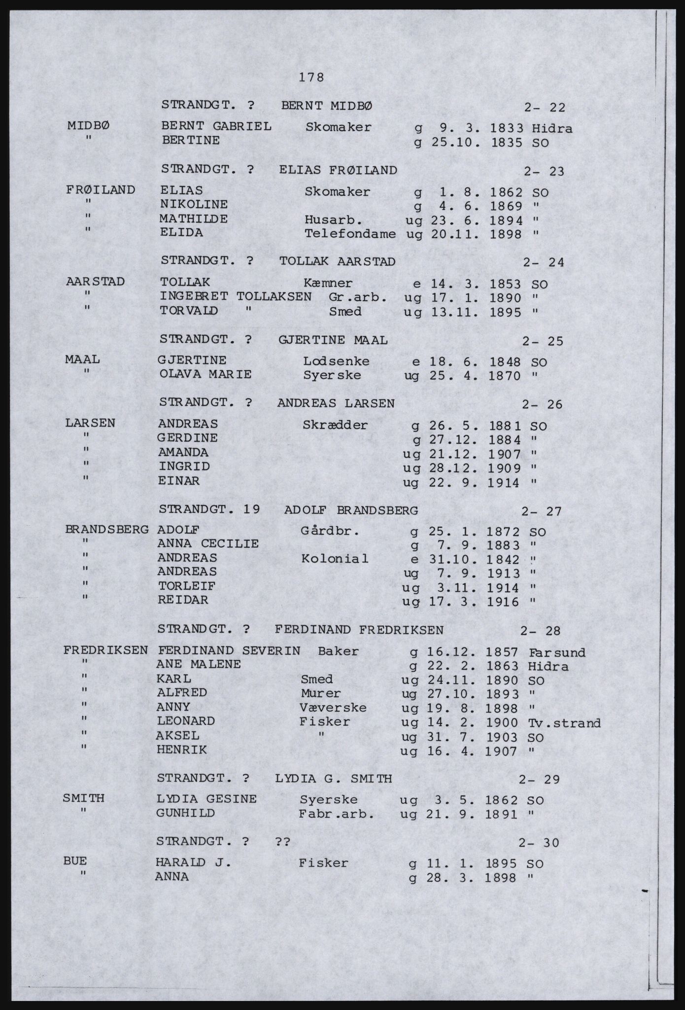 SAST, Copy of 1920 census for Dalane, 1920, p. 628