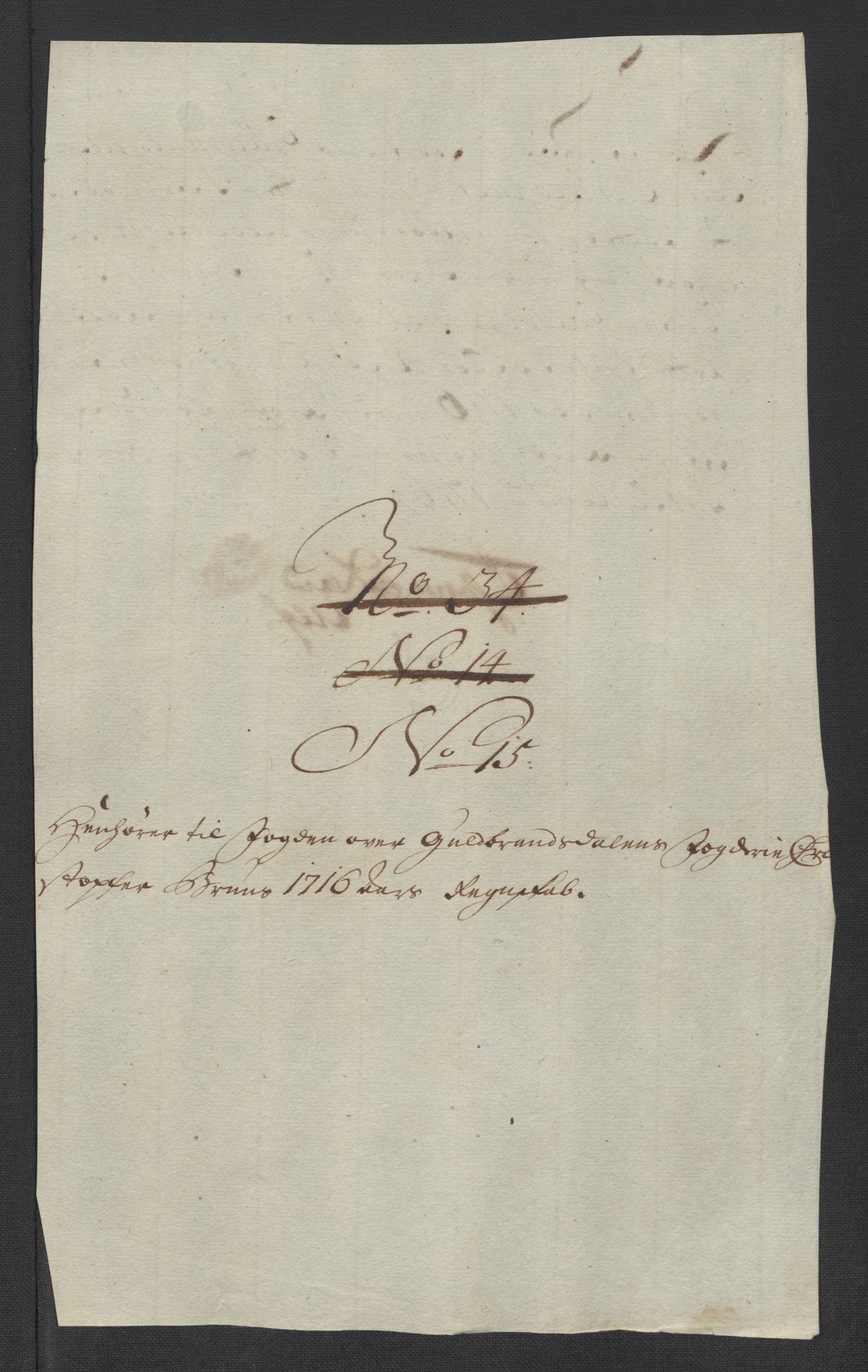 Rentekammeret inntil 1814, Reviderte regnskaper, Fogderegnskap, RA/EA-4092/R17/L1186: Fogderegnskap Gudbrandsdal, 1716, p. 169