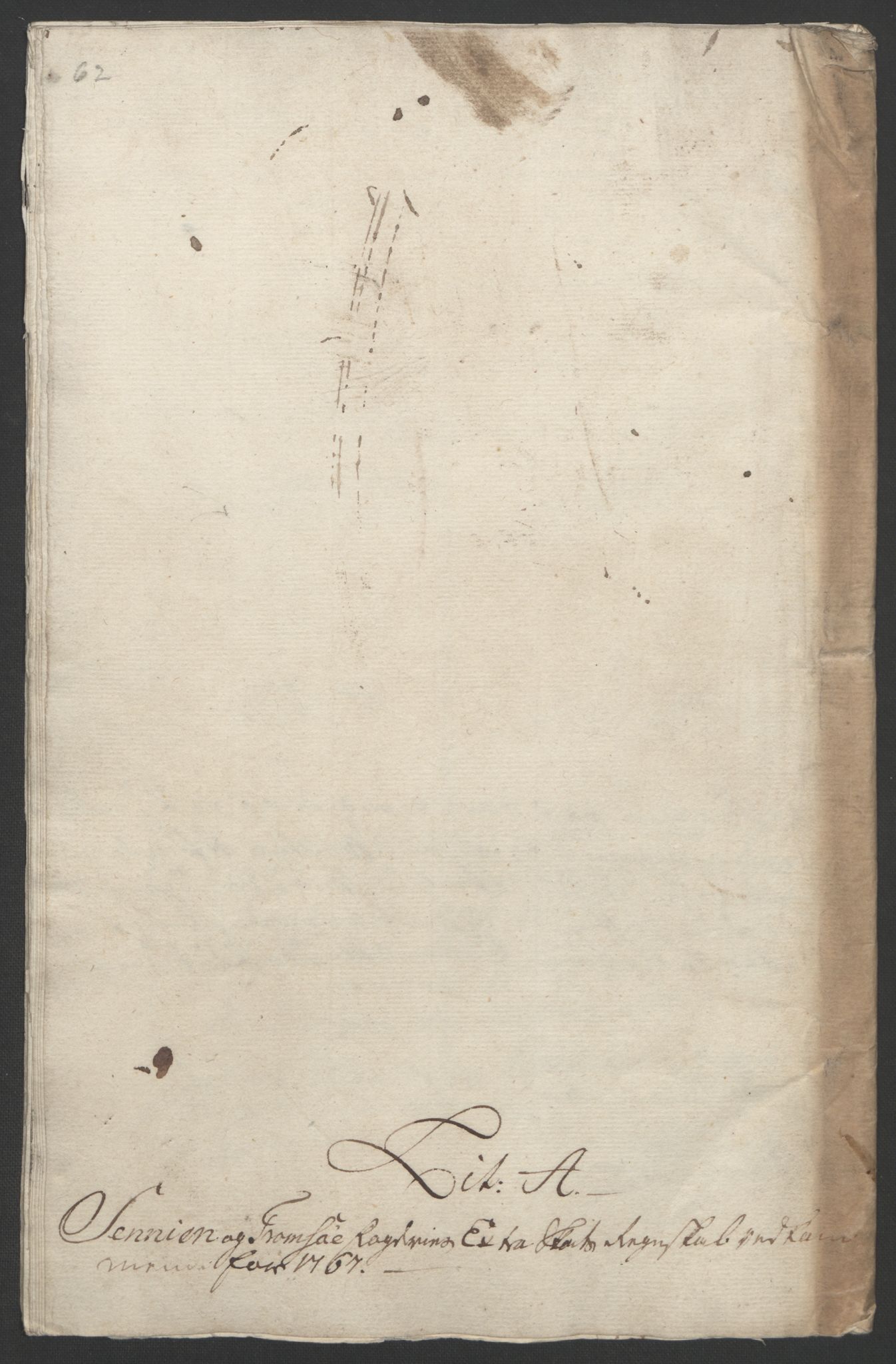 Rentekammeret inntil 1814, Realistisk ordnet avdeling, RA/EA-4070/Ol/L0022b: [Gg 10]: Ekstraskatten, 23.09.1762. Senja og Troms, 1765-1768, p. 137