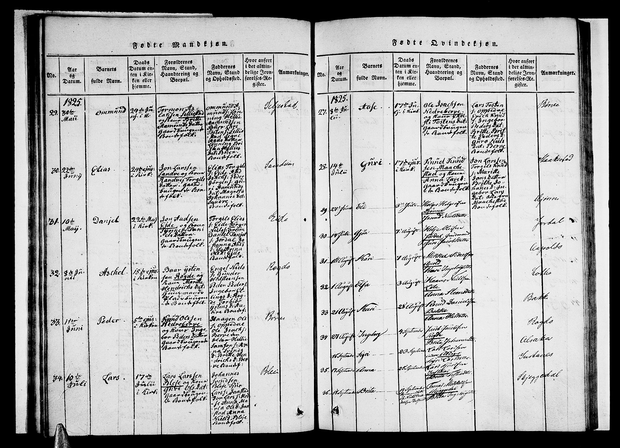 Ullensvang sokneprestembete, AV/SAB-A-78701/H/Haa: Parish register (official) no. A 9, 1819-1826