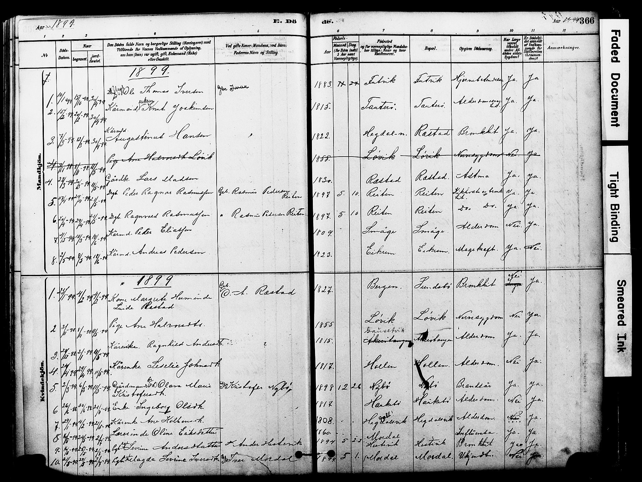 Ministerialprotokoller, klokkerbøker og fødselsregistre - Møre og Romsdal, SAT/A-1454/560/L0721: Parish register (official) no. 560A05, 1878-1917, p. 366