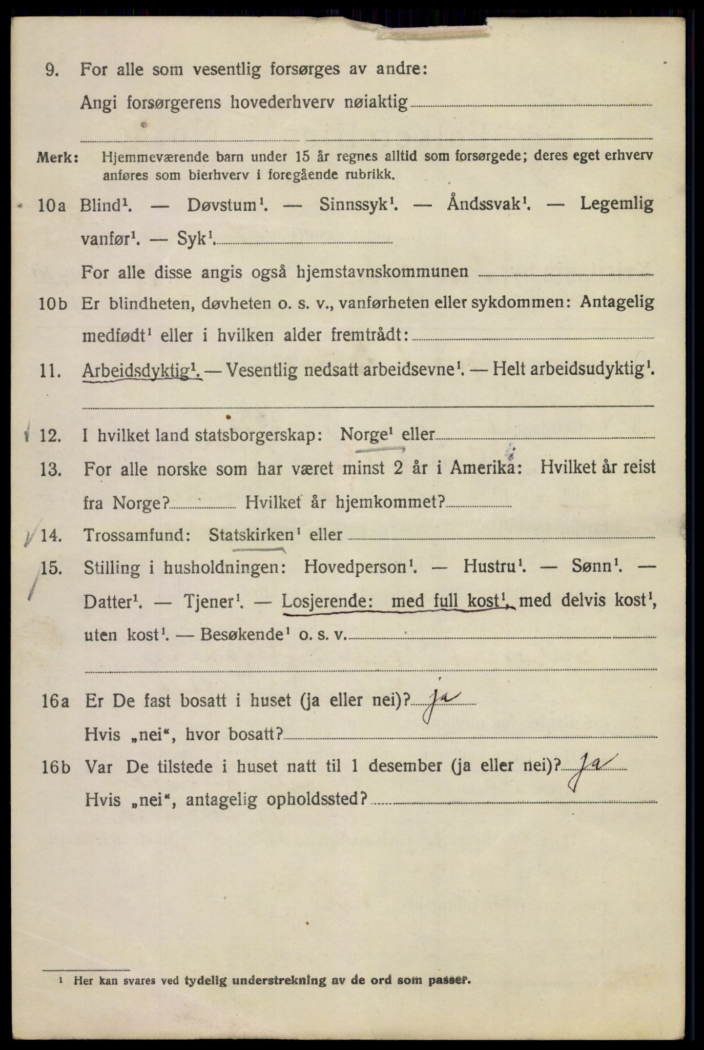 SAO, 1920 census for Kristiania, 1920, p. 564952