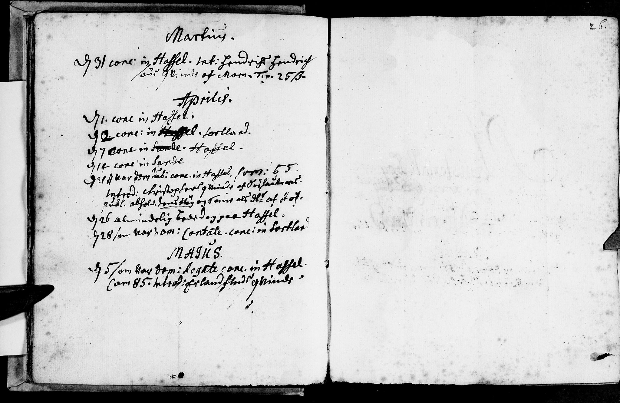 Ministerialprotokoller, klokkerbøker og fødselsregistre - Nordland, AV/SAT-A-1459/888/L1231: Parish register (official) no. 888A01 /1, 1693-1738, p. 26