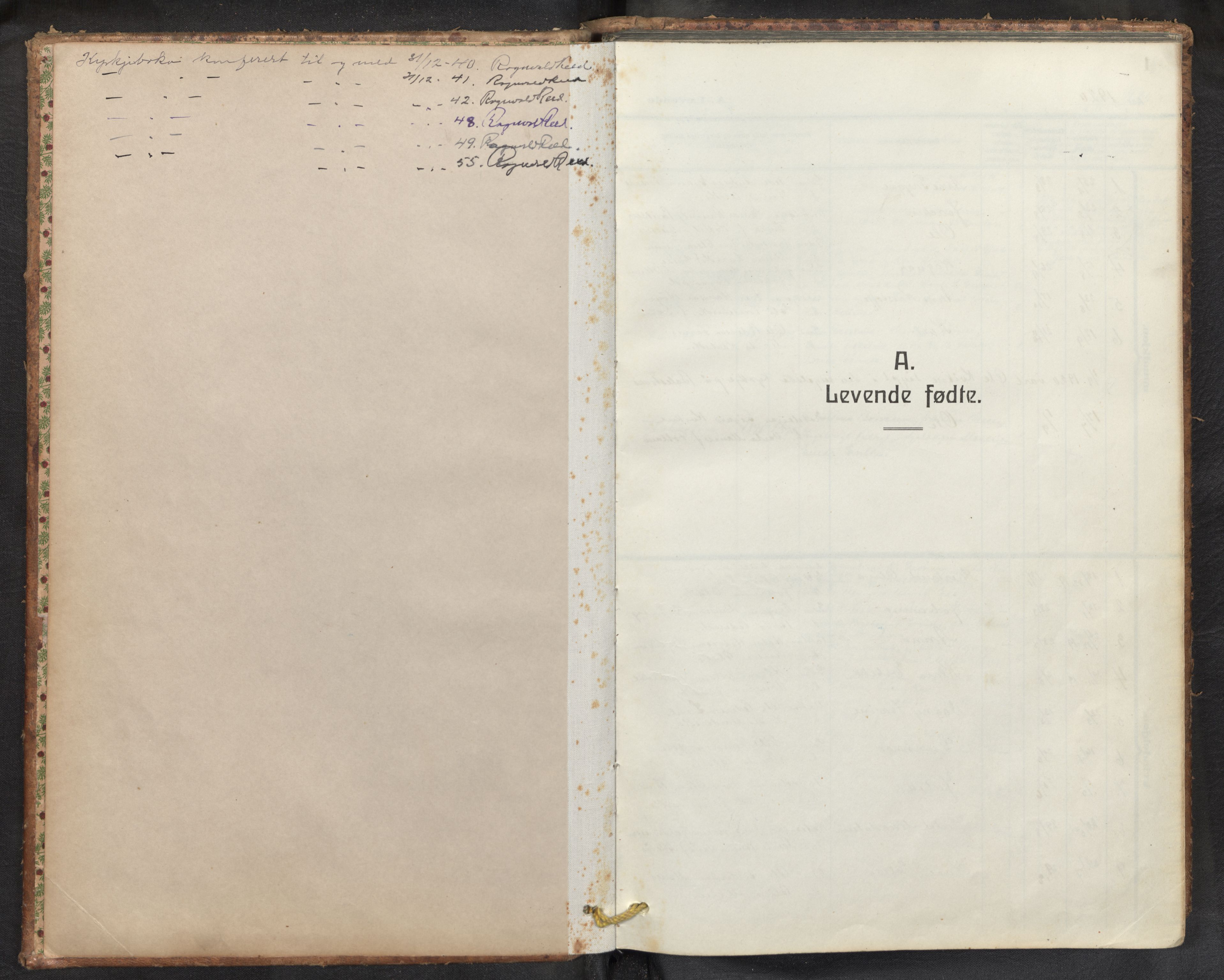Balestrand sokneprestembete, SAB/A-79601/H/Hab/Haba/L0003: Parish register (copy) no. A 3, 1920-1956