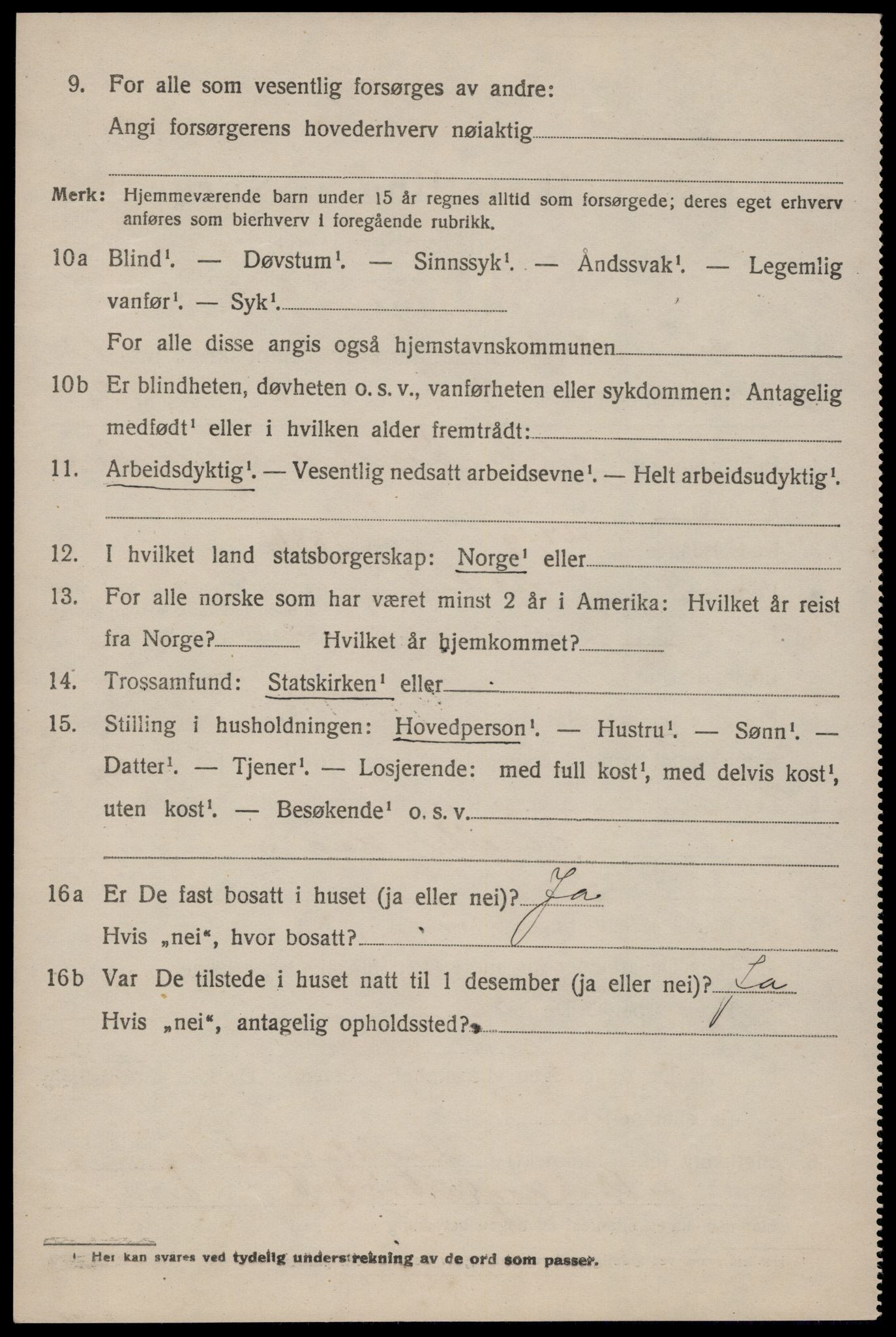 SAKO, 1920 census for Fyresdal, 1920, p. 4256