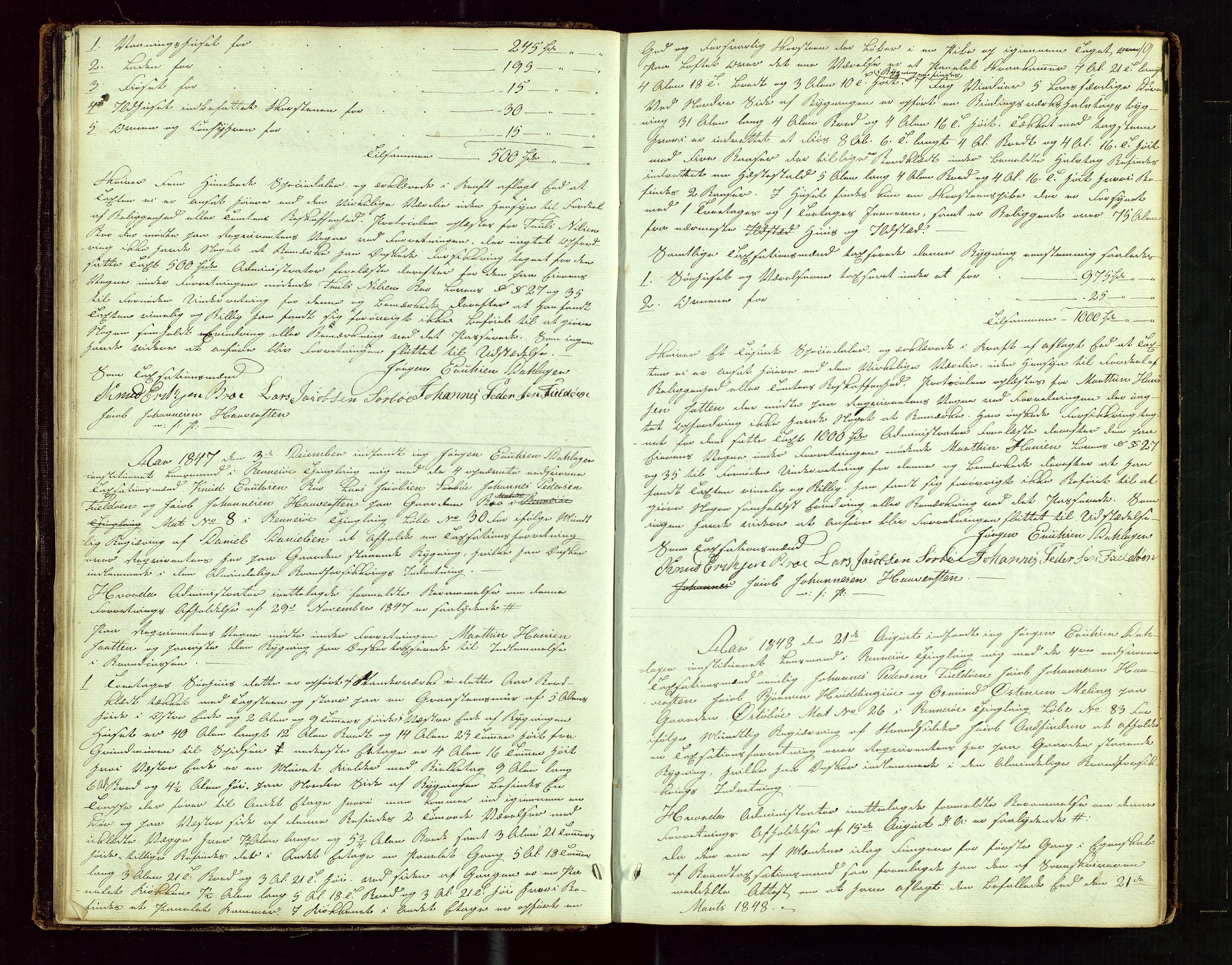 Rennesøy lensmannskontor, AV/SAST-A-100165/Goa/L0001: "Brandtaxations-Protocol for Rennesøe Thinglag", 1846-1923, p. 18b-19a