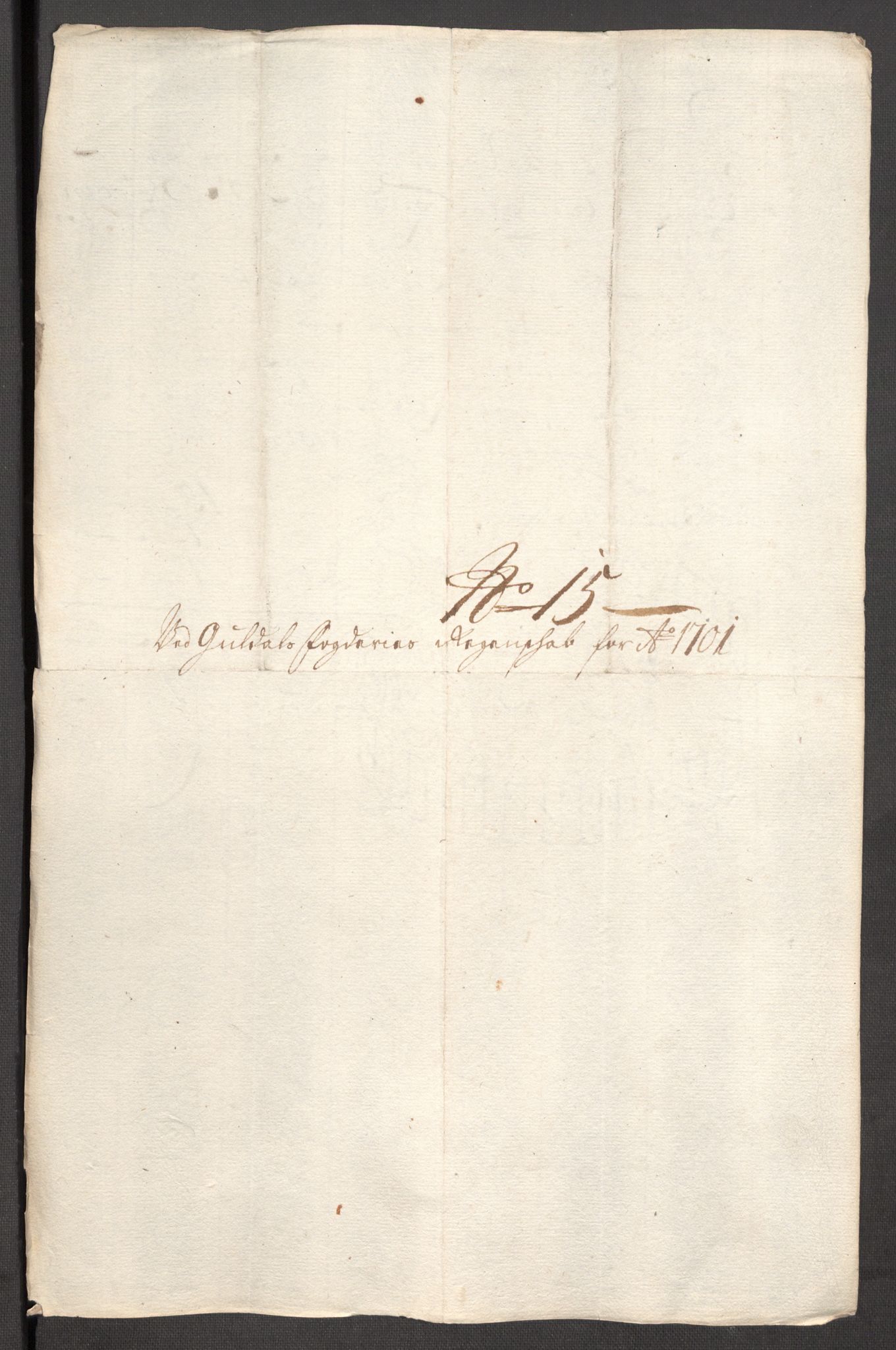 Rentekammeret inntil 1814, Reviderte regnskaper, Fogderegnskap, RA/EA-4092/R60/L3951: Fogderegnskap Orkdal og Gauldal, 1701, p. 286