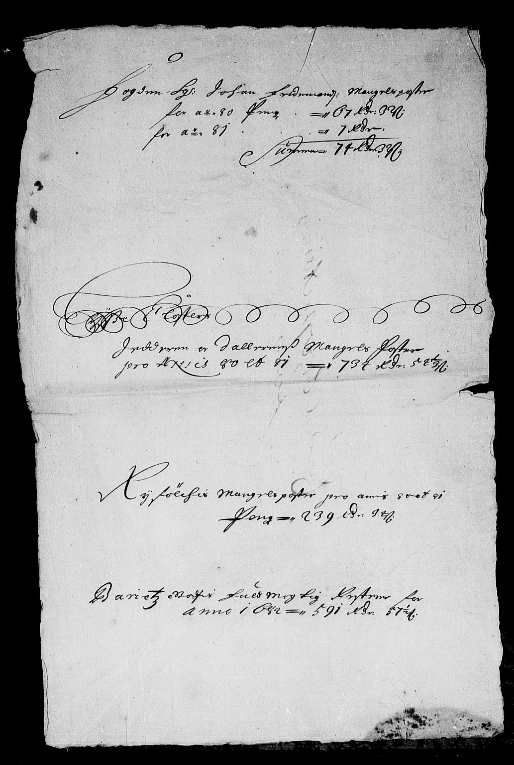 Rentekammeret inntil 1814, Reviderte regnskaper, Stiftamtstueregnskaper, Bergen stiftamt, AV/RA-EA-6043/R/Rc/L0069: Bergen stiftamt, 1683