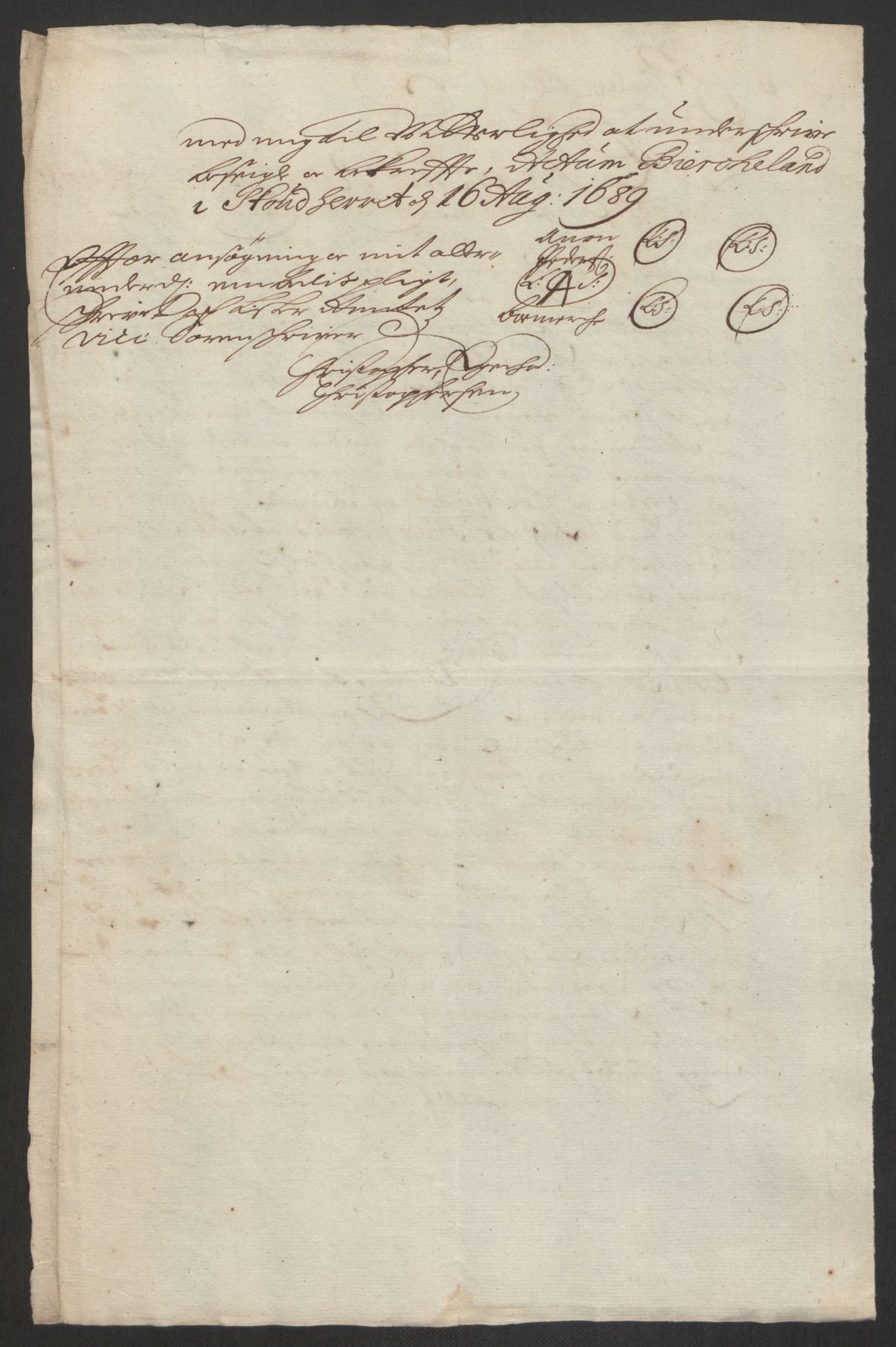 Rentekammeret inntil 1814, Reviderte regnskaper, Byregnskaper, RA/EA-4066/R/Rm/L0285: [M18] Sikt og sakefall, 1681-1718, p. 117