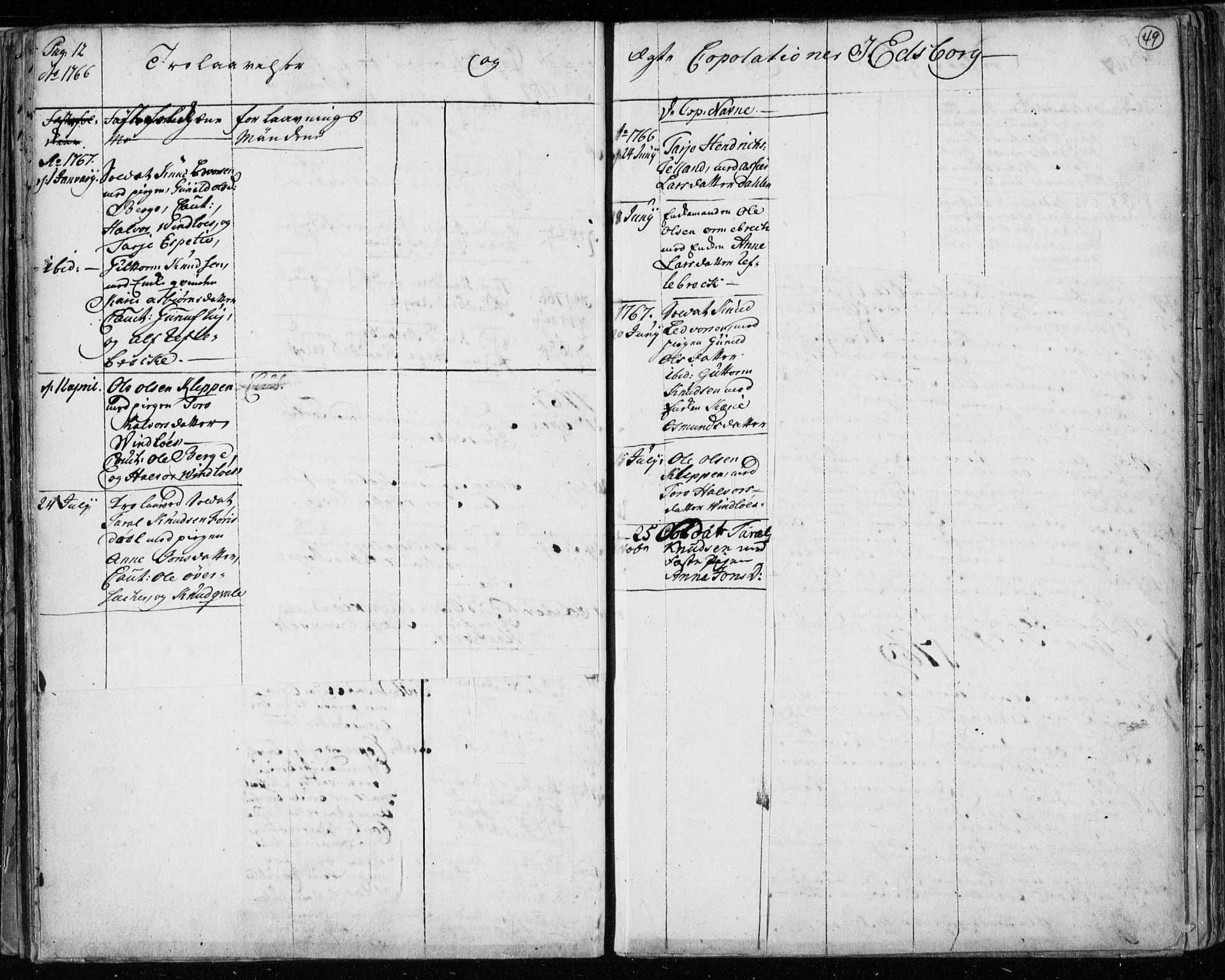 Lårdal kirkebøker, SAKO/A-284/F/Fa/L0003: Parish register (official) no. I 3, 1754-1790, p. 49