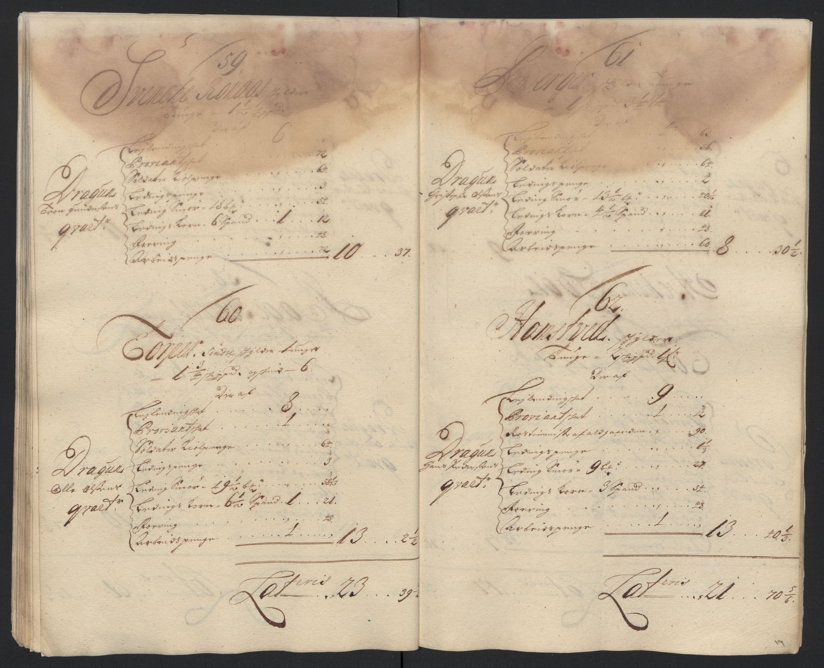 Rentekammeret inntil 1814, Reviderte regnskaper, Fogderegnskap, AV/RA-EA-4092/R07/L0288: Fogderegnskap Rakkestad, Heggen og Frøland, 1698, p. 285