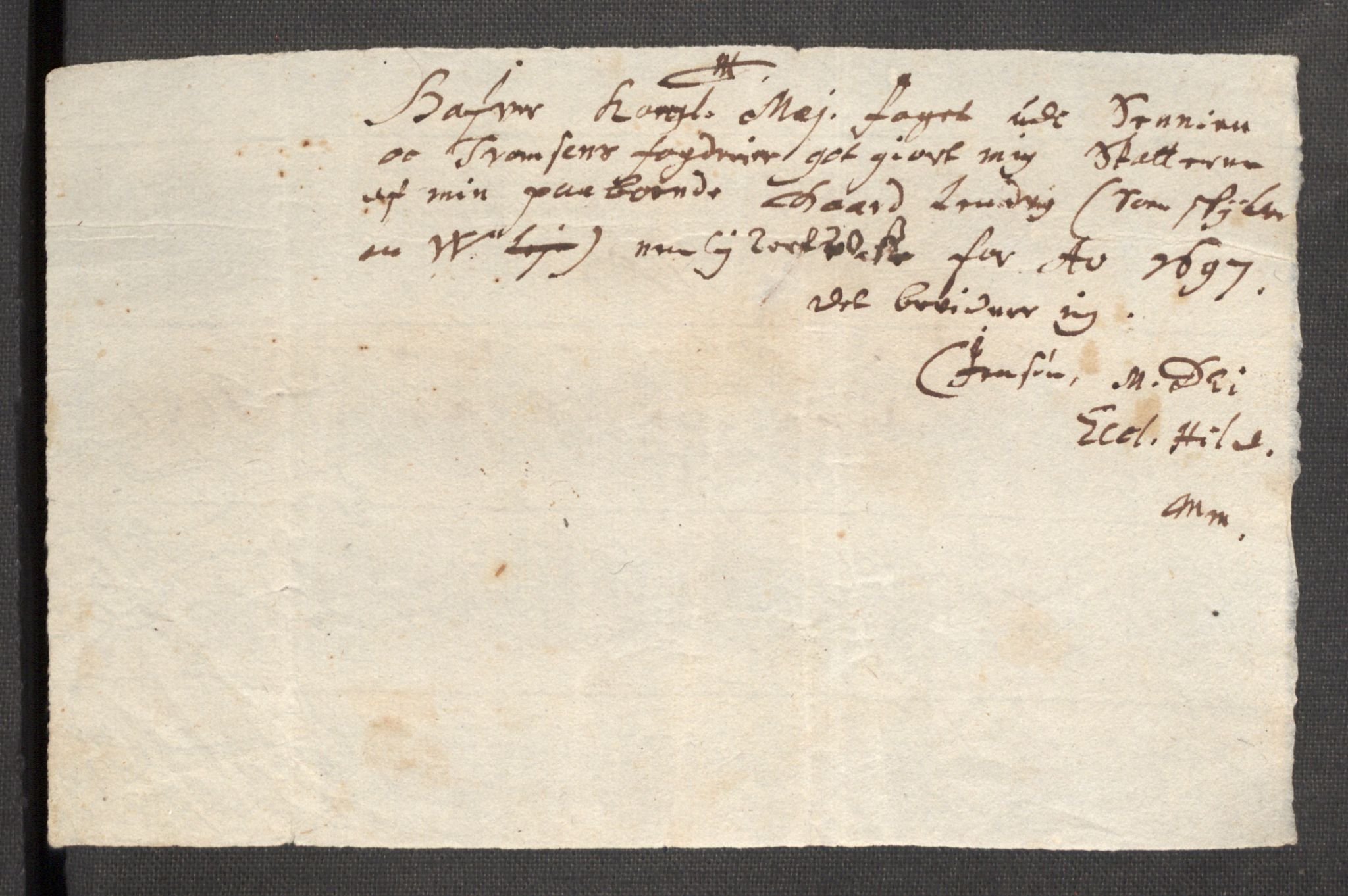 Rentekammeret inntil 1814, Reviderte regnskaper, Fogderegnskap, AV/RA-EA-4092/R68/L4754: Fogderegnskap Senja og Troms, 1697-1699, p. 48