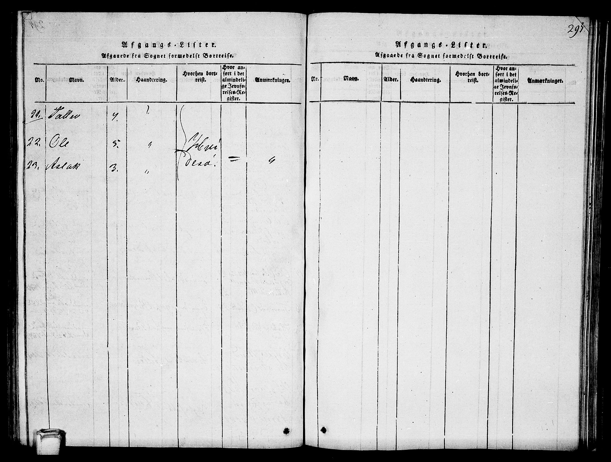 Vinje kirkebøker, SAKO/A-312/G/Ga/L0001: Parish register (copy) no. I 1, 1814-1843, p. 295