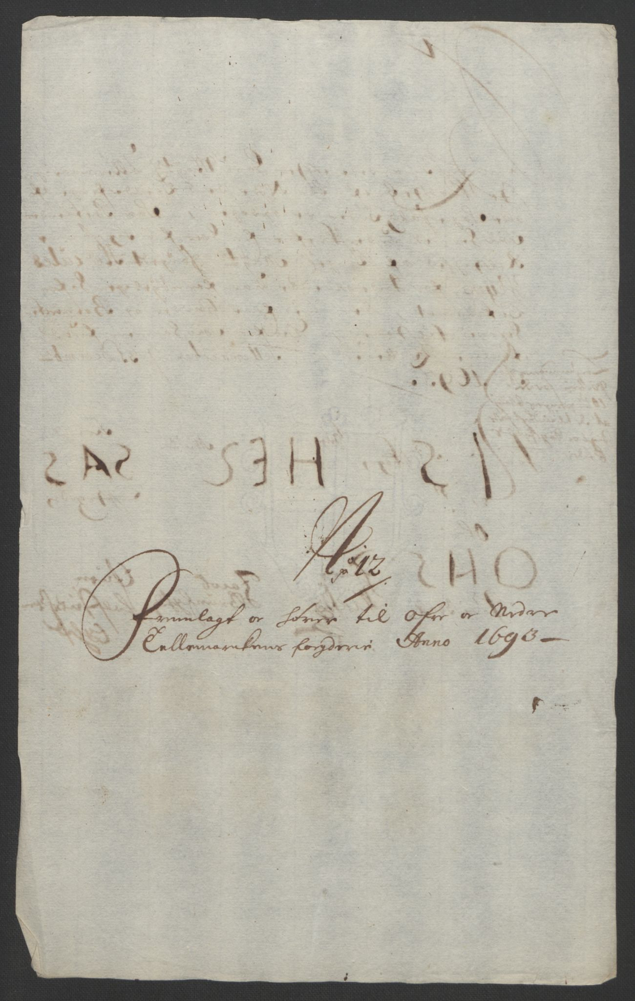 Rentekammeret inntil 1814, Reviderte regnskaper, Fogderegnskap, AV/RA-EA-4092/R35/L2091: Fogderegnskap Øvre og Nedre Telemark, 1690-1693, p. 330