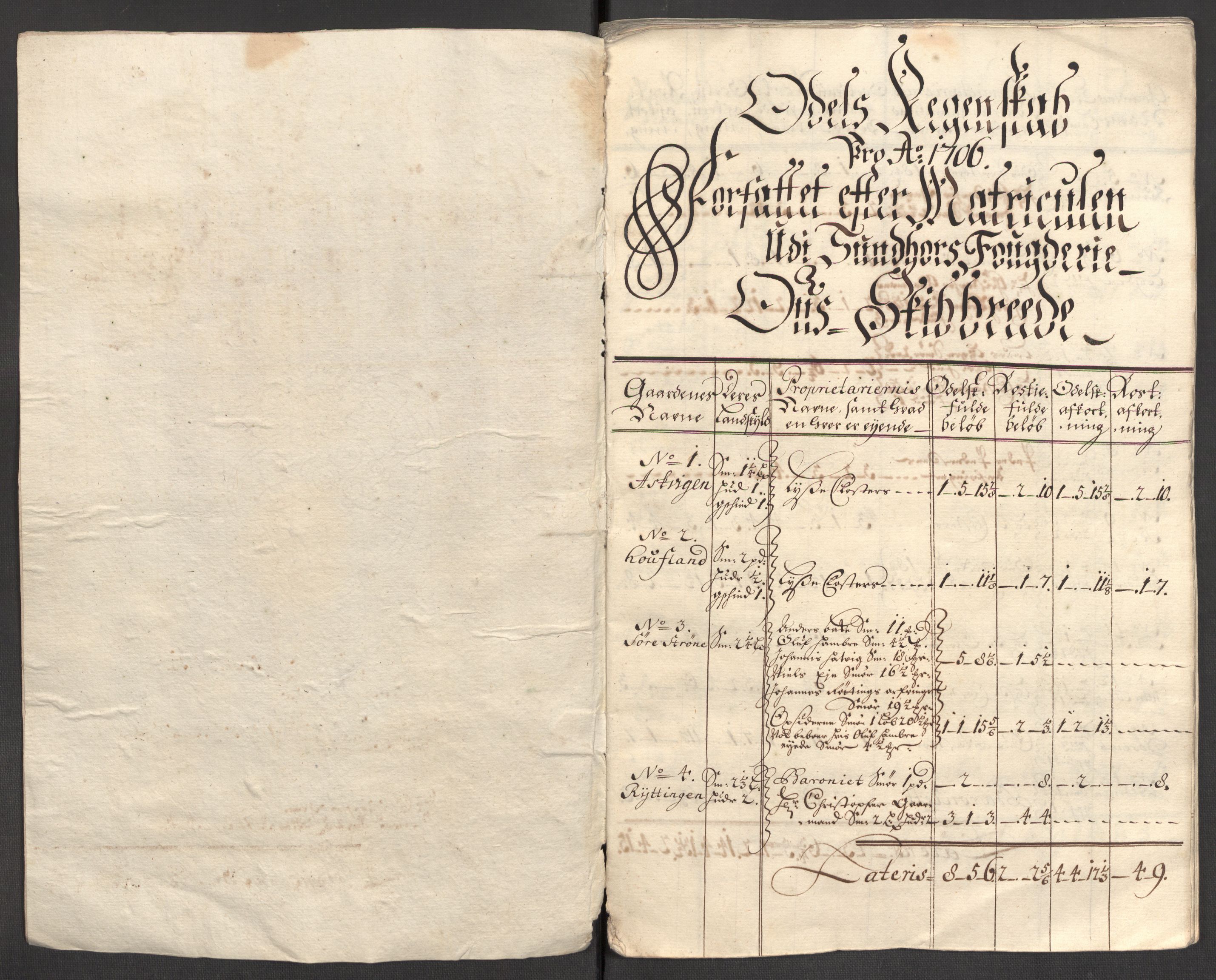 Rentekammeret inntil 1814, Reviderte regnskaper, Fogderegnskap, AV/RA-EA-4092/R48/L2984: Fogderegnskap Sunnhordland og Hardanger, 1706-1707, p. 38