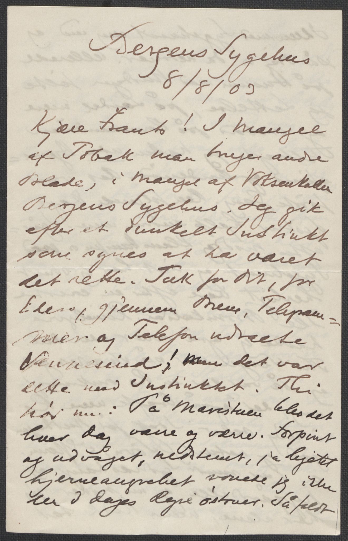 Beyer, Frants, AV/RA-PA-0132/F/L0001: Brev fra Edvard Grieg til Frantz Beyer og "En del optegnelser som kan tjene til kommentar til brevene" av Marie Beyer, 1872-1907, p. 715