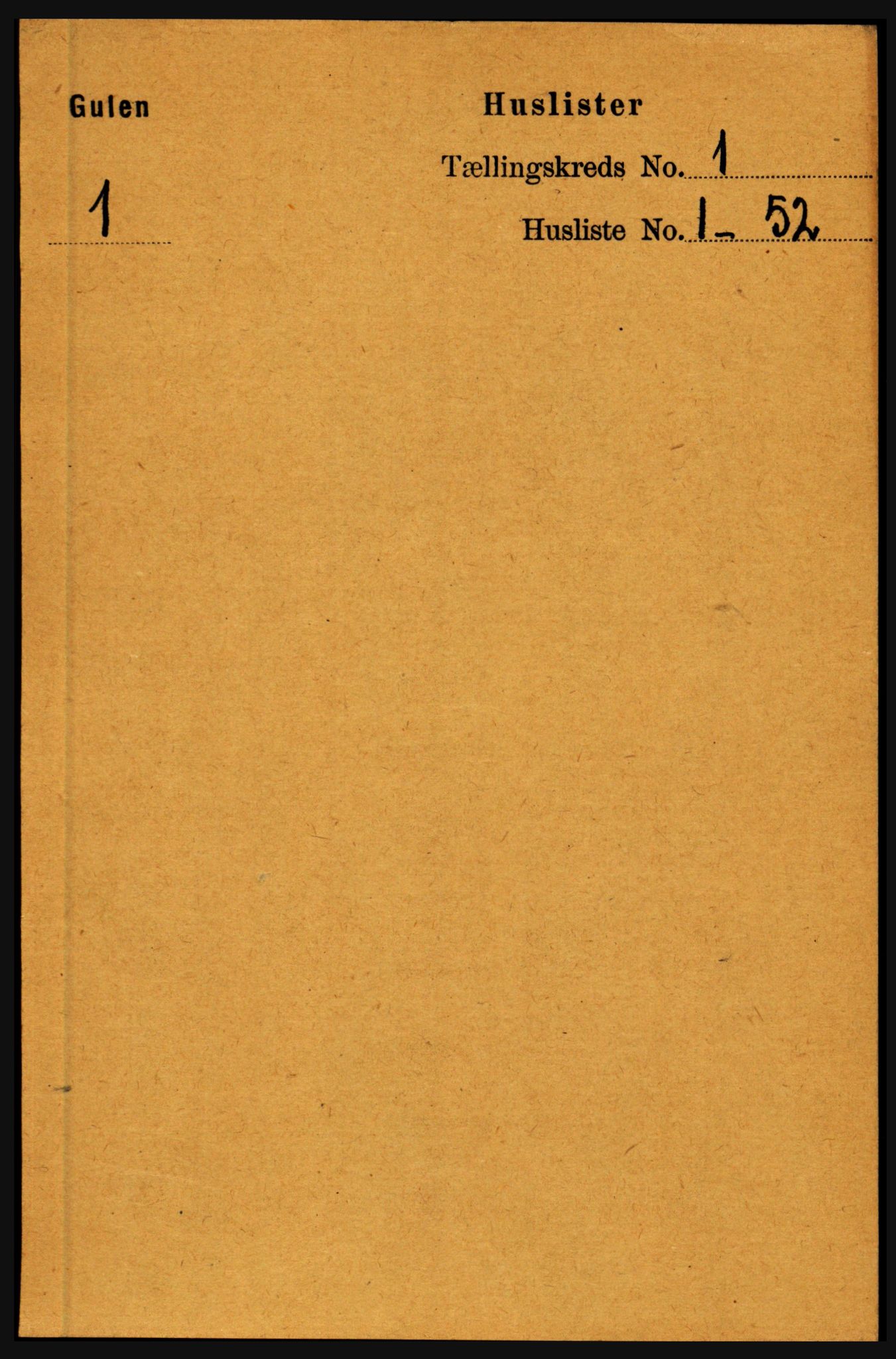 RA, 1891 census for 1411 Gulen, 1891, p. 28