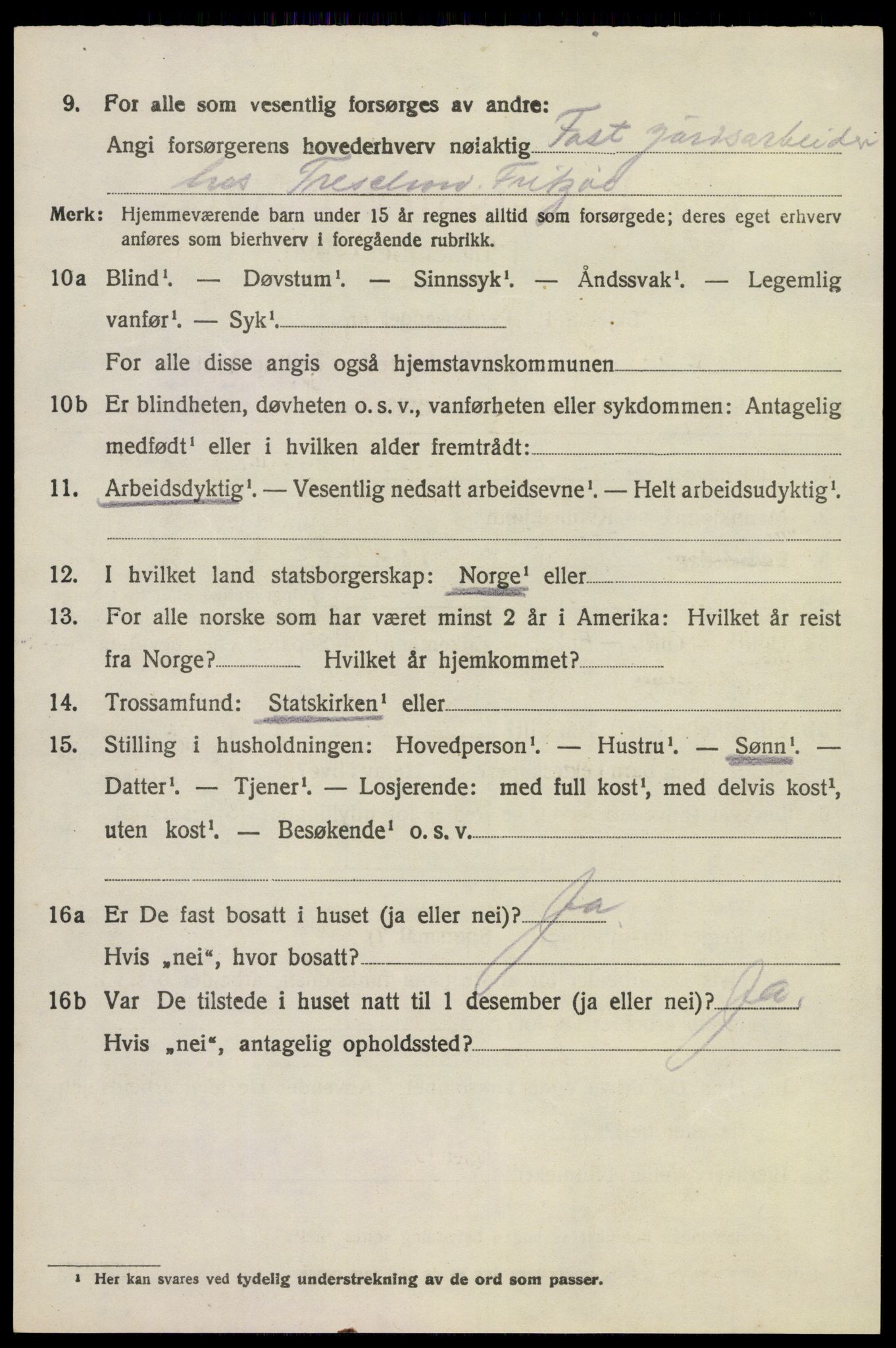 SAKO, 1920 census for Brunlanes, 1920, p. 5772