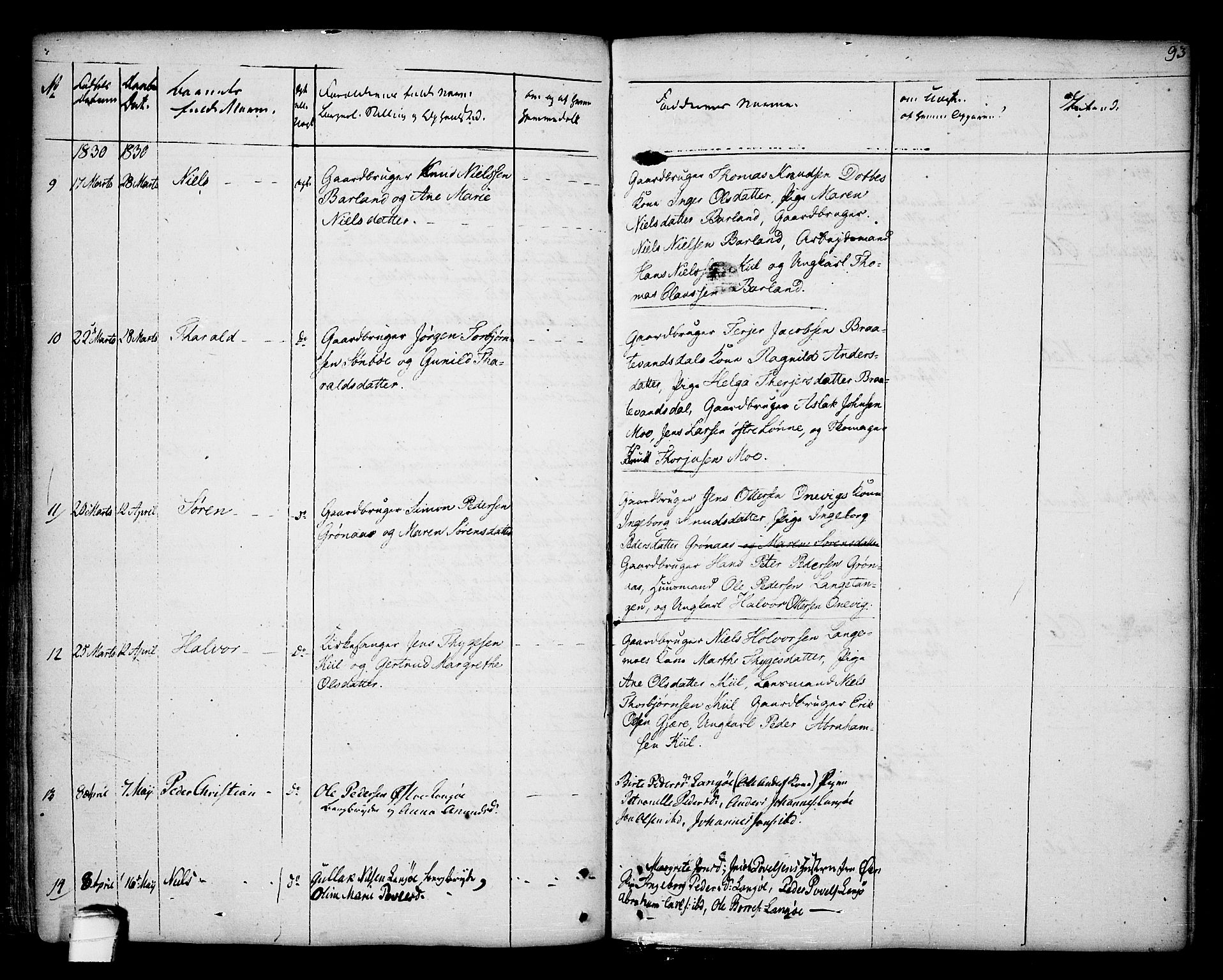 Kragerø kirkebøker, AV/SAKO-A-278/F/Fa/L0002: Parish register (official) no. 2, 1767-1802, p. 93