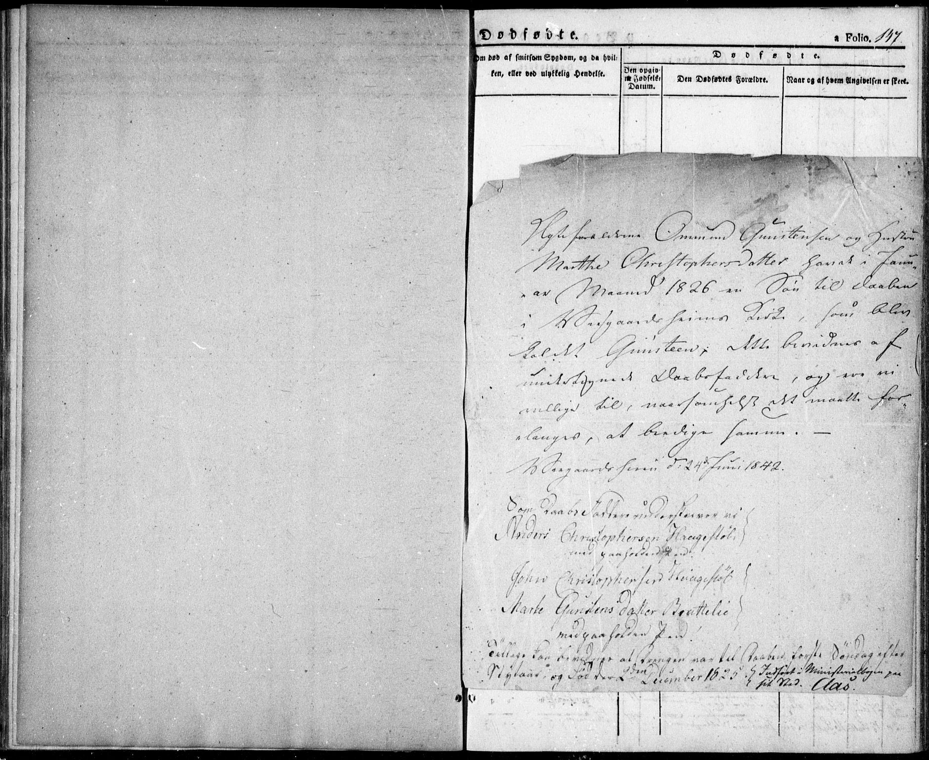 Gjerstad sokneprestkontor, AV/SAK-1111-0014/F/Fa/Fab/L0002: Parish register (official) no. A 2, 1835-1852, p. 147