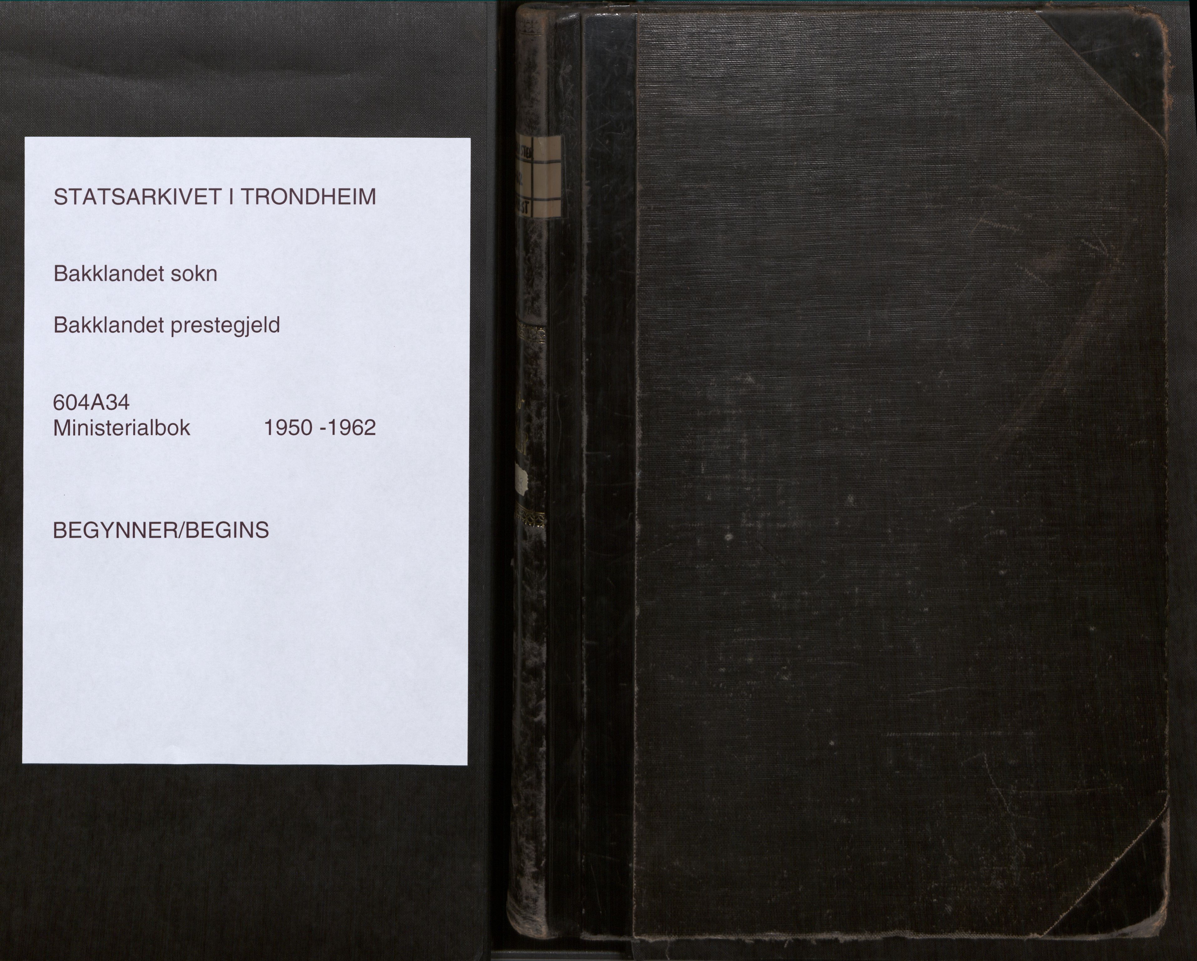 Bakklandet sokneprestkontor, AV/SAT-A-1127: Parish register (official) no. 604A34, 1950-1962