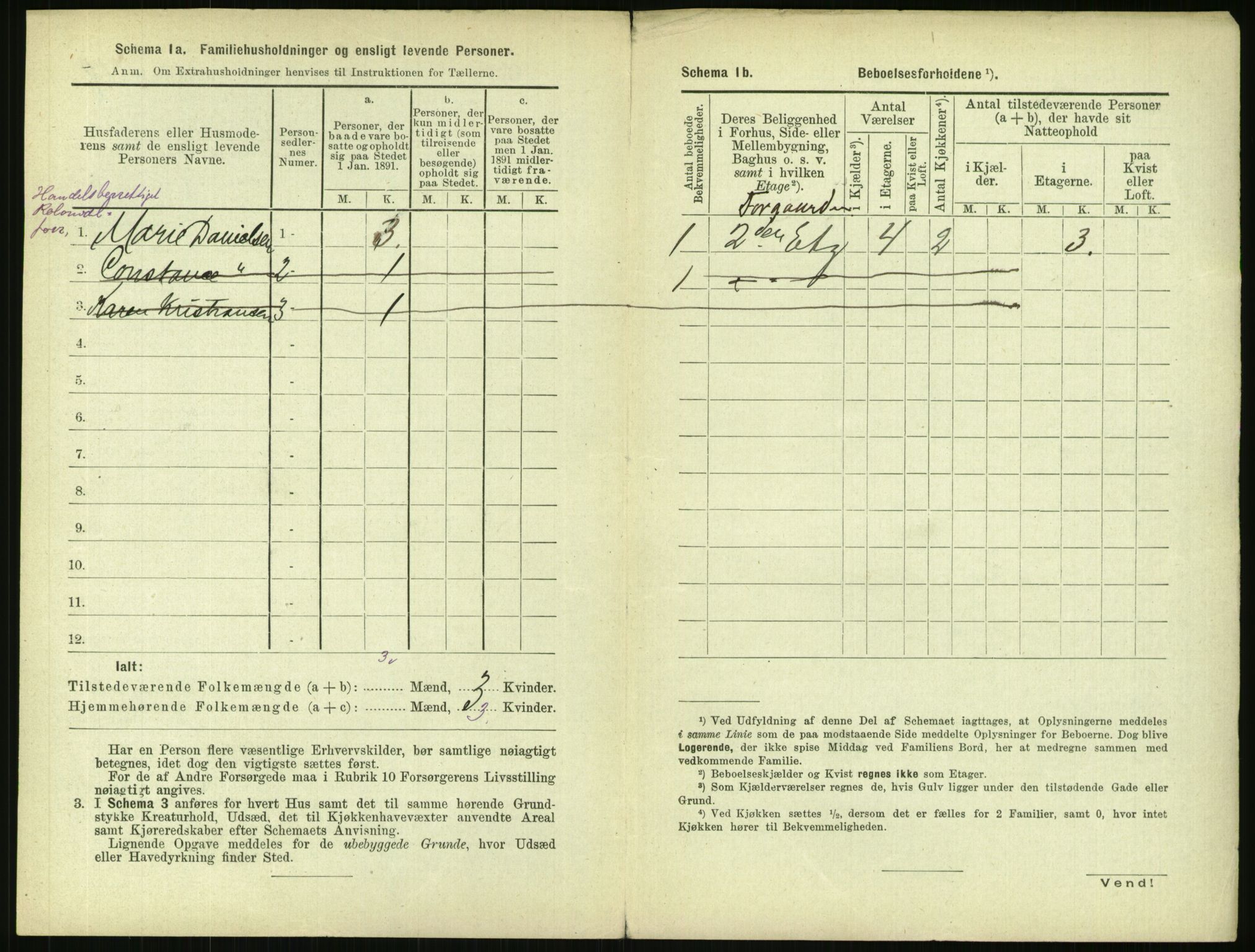 RA, 1891 census for 0301 Kristiania, 1891, p. 108249