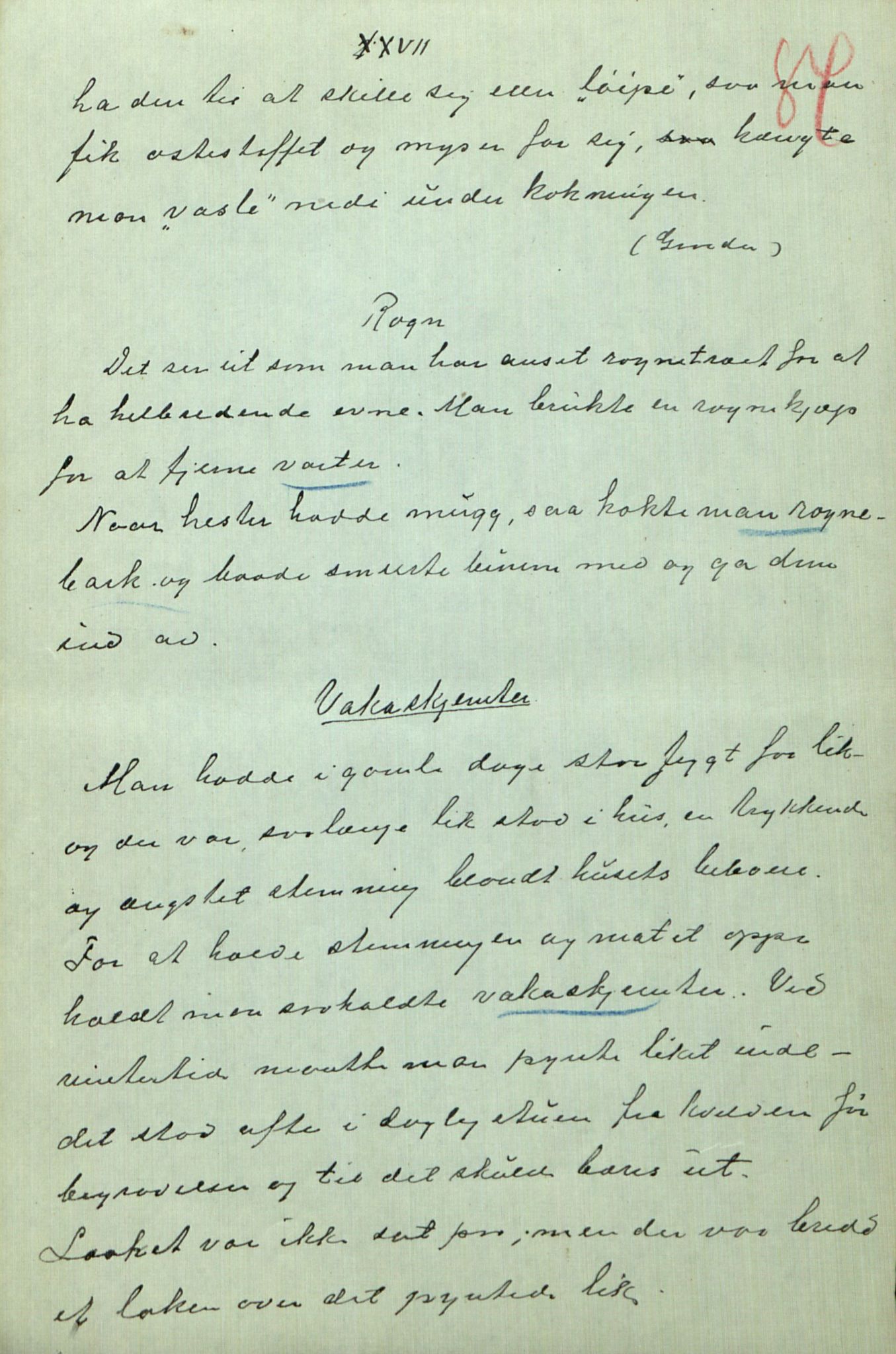 Rikard Berge, TEMU/TGM-A-1003/F/L0014/0040: 471-512 / 510 Brev til Berge frå Hankenæs + oppskrifter som H. kallar for sine, 1915-1917, p. 84