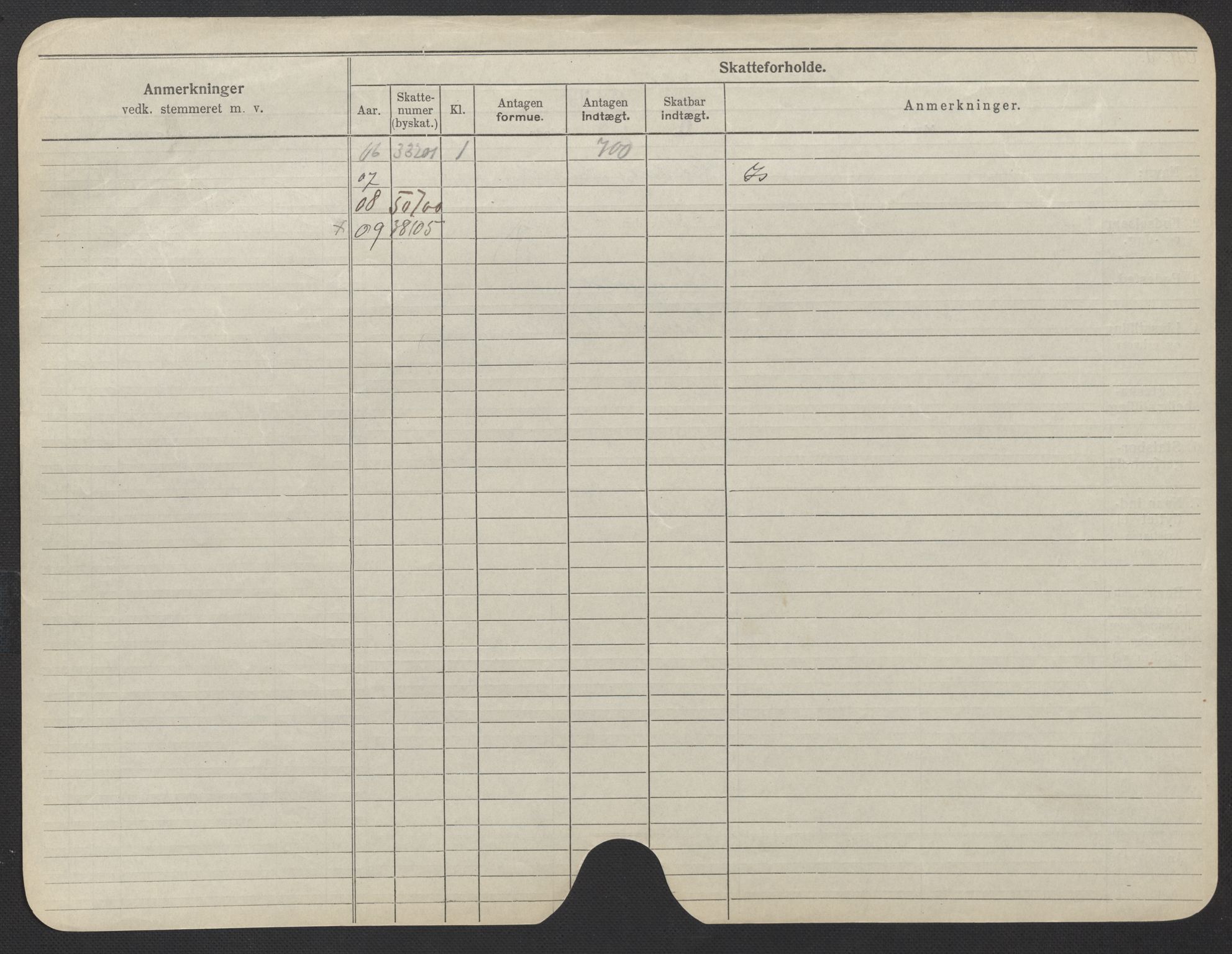 Oslo folkeregister, Registerkort, AV/SAO-A-11715/F/Fa/Fac/L0024: Kvinner, 1906-1914, p. 174b