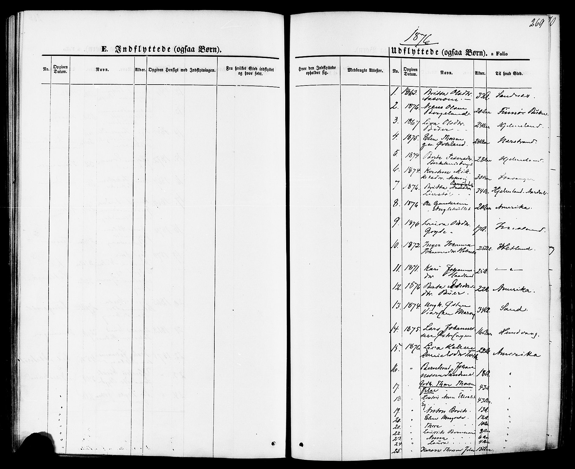 Jelsa sokneprestkontor, SAST/A-101842/01/IV: Parish register (official) no. A 8, 1867-1883, p. 269