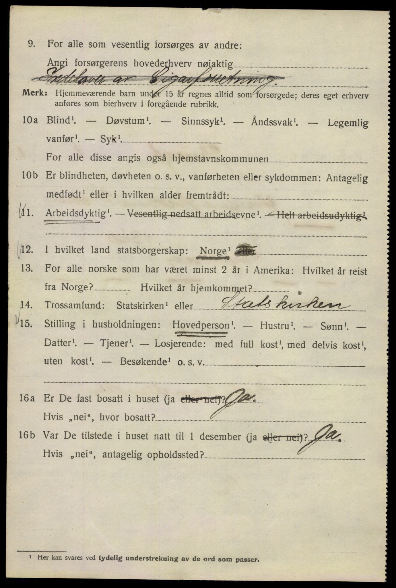 SAO, 1920 census for Kristiania, 1920, p. 252474