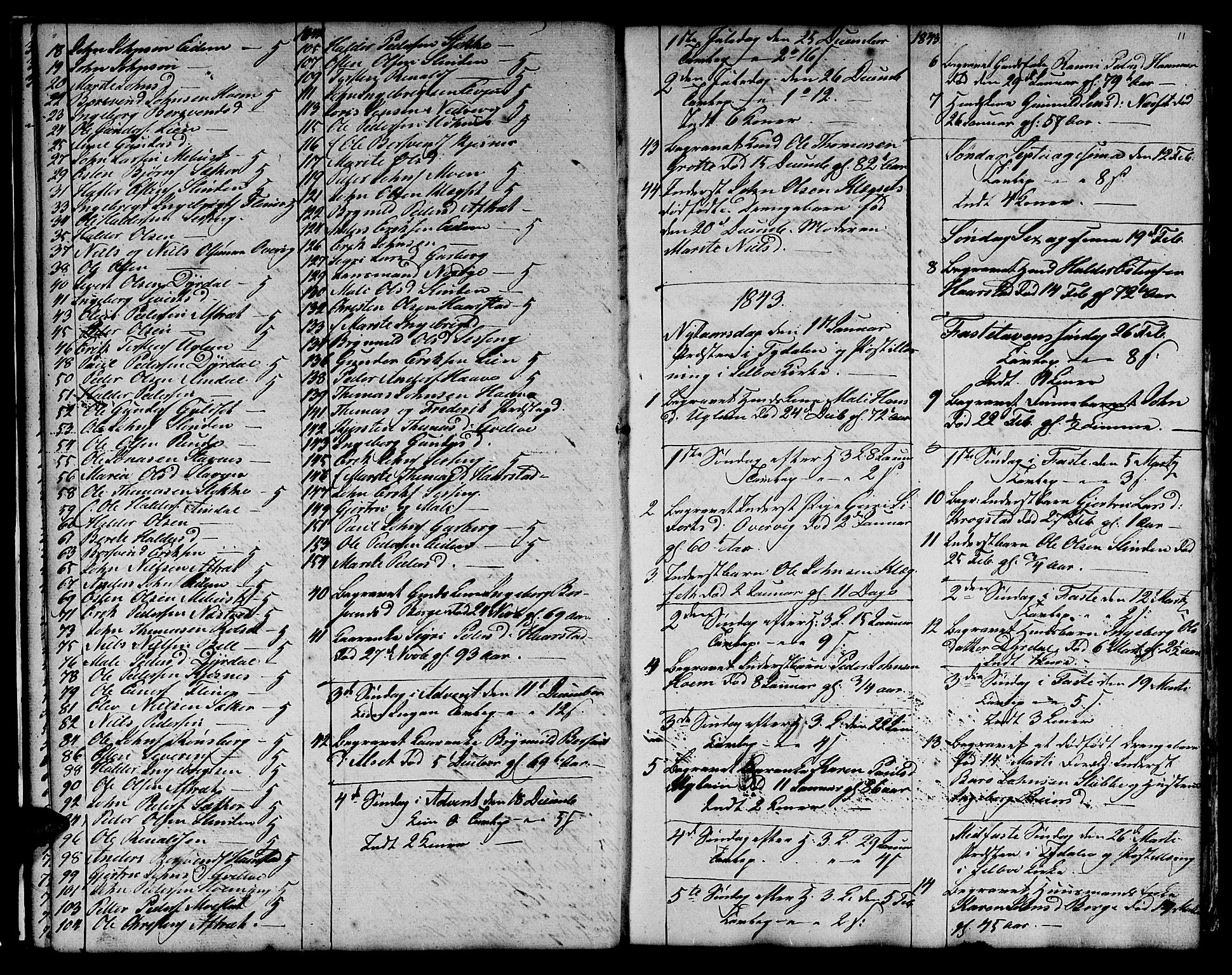 Ministerialprotokoller, klokkerbøker og fødselsregistre - Sør-Trøndelag, SAT/A-1456/695/L1154: Parish register (copy) no. 695C05, 1842-1858, p. 11
