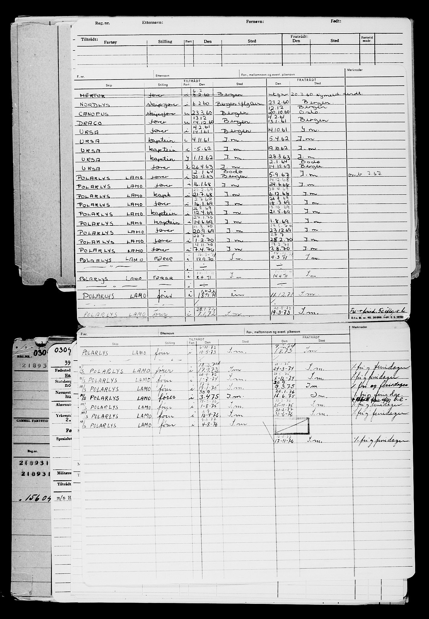 Direktoratet for sjømenn, AV/RA-S-3545/G/Gb/L0138: Hovedkort, 1916, p. 33