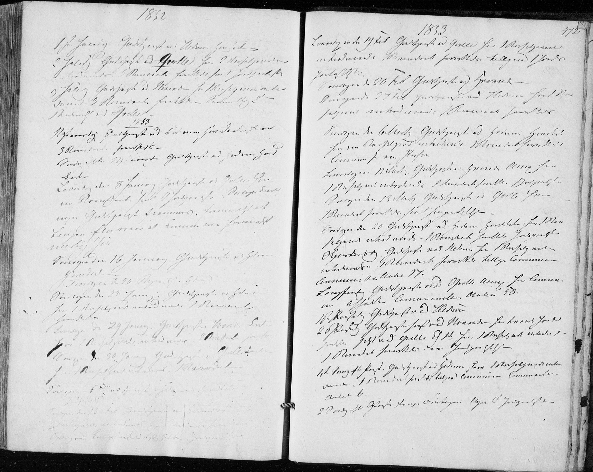 Hedrum kirkebøker, SAKO/A-344/F/Fa/L0006: Parish register (official) no. I 6, 1849-1857, p. 472