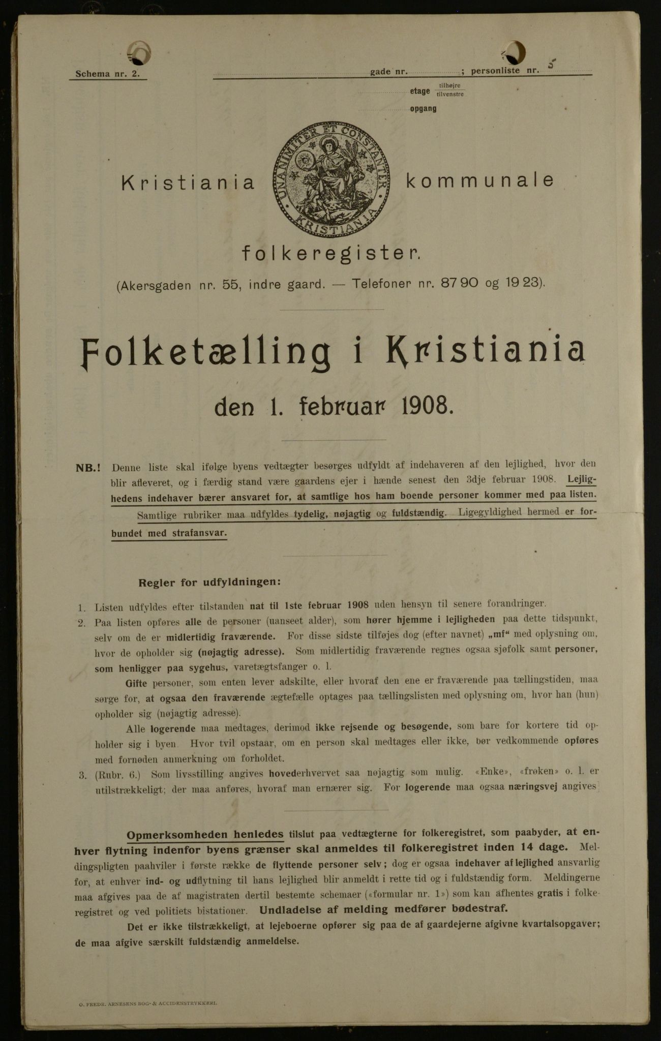 OBA, Municipal Census 1908 for Kristiania, 1908, p. 79277