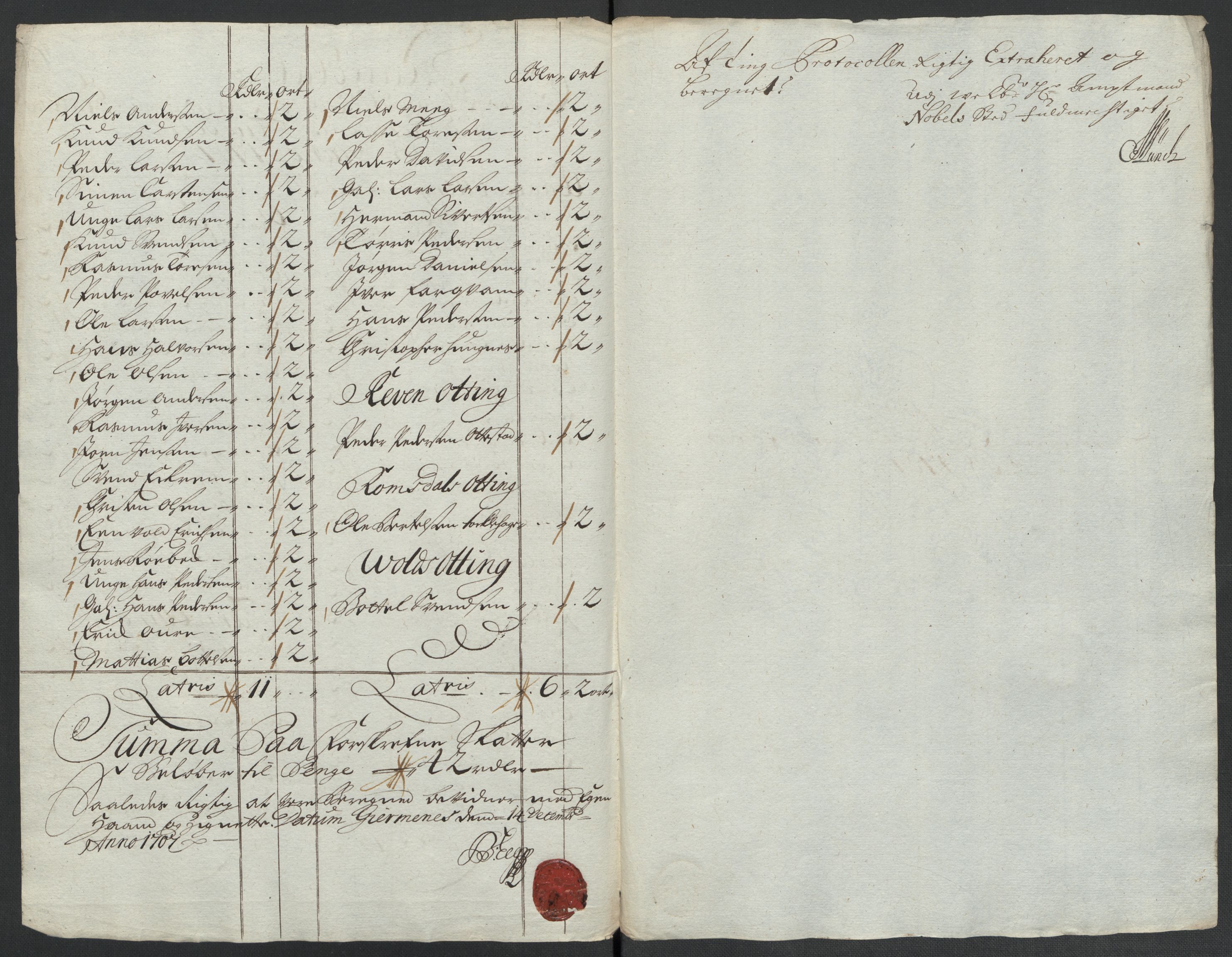 Rentekammeret inntil 1814, Reviderte regnskaper, Fogderegnskap, RA/EA-4092/R55/L3658: Fogderegnskap Romsdal, 1707-1708, p. 89