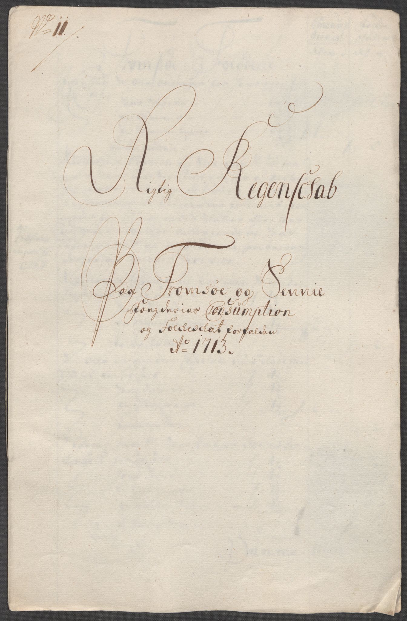 Rentekammeret inntil 1814, Reviderte regnskaper, Fogderegnskap, AV/RA-EA-4092/R68/L4759: Fogderegnskap Senja og Troms, 1713, p. 91