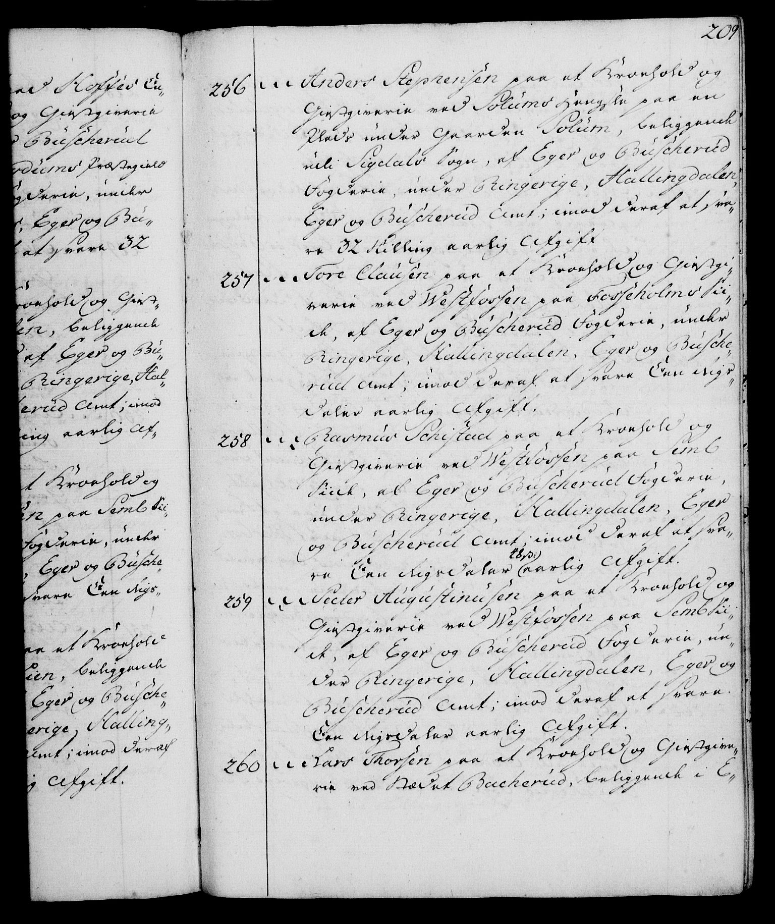 Rentekammeret, Kammerkanselliet, AV/RA-EA-3111/G/Gg/Gga/L0007: Norsk ekspedisjonsprotokoll med register (merket RK 53.7), 1759-1768, p. 209