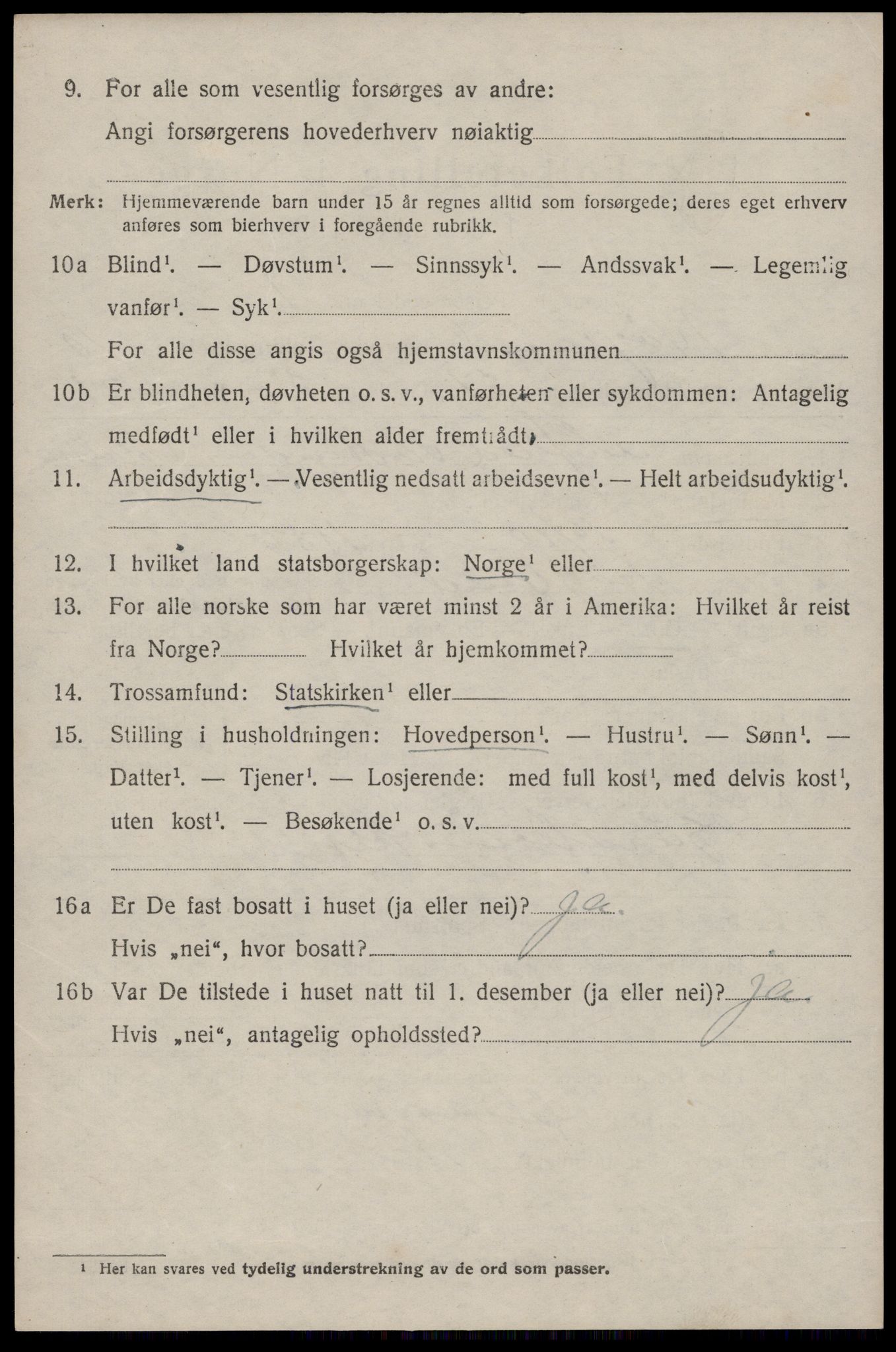 SAST, 1920 census for Høyland, 1920, p. 7825