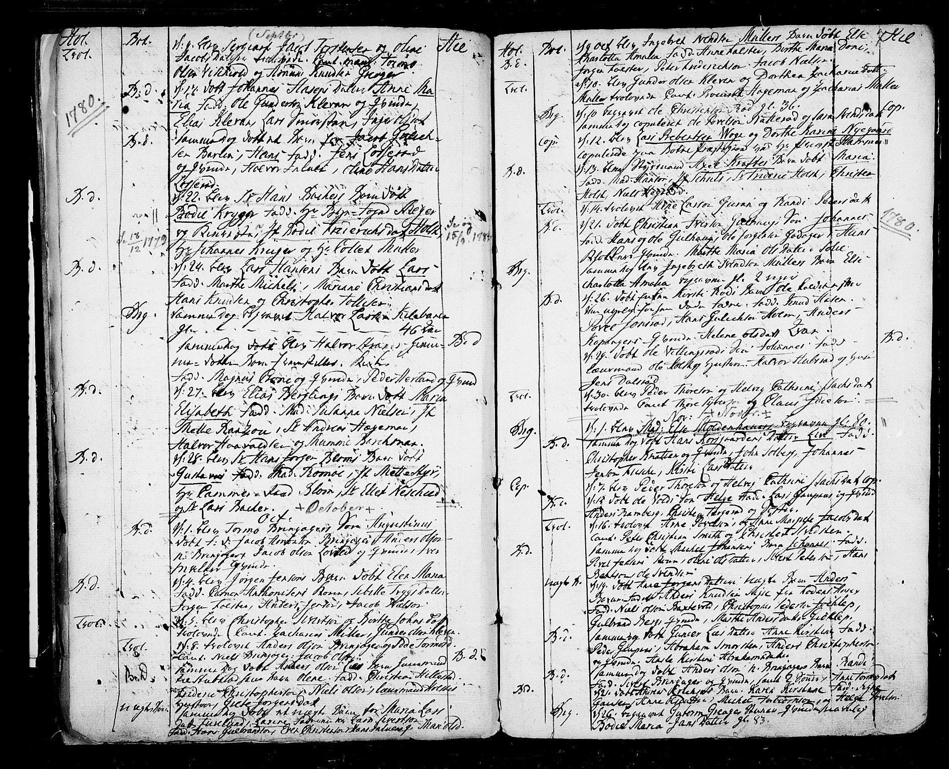 Botne kirkebøker, AV/SAKO-A-340/F/Fa/L0002: Parish register (official) no. I 2, 1779-1791, p. 7