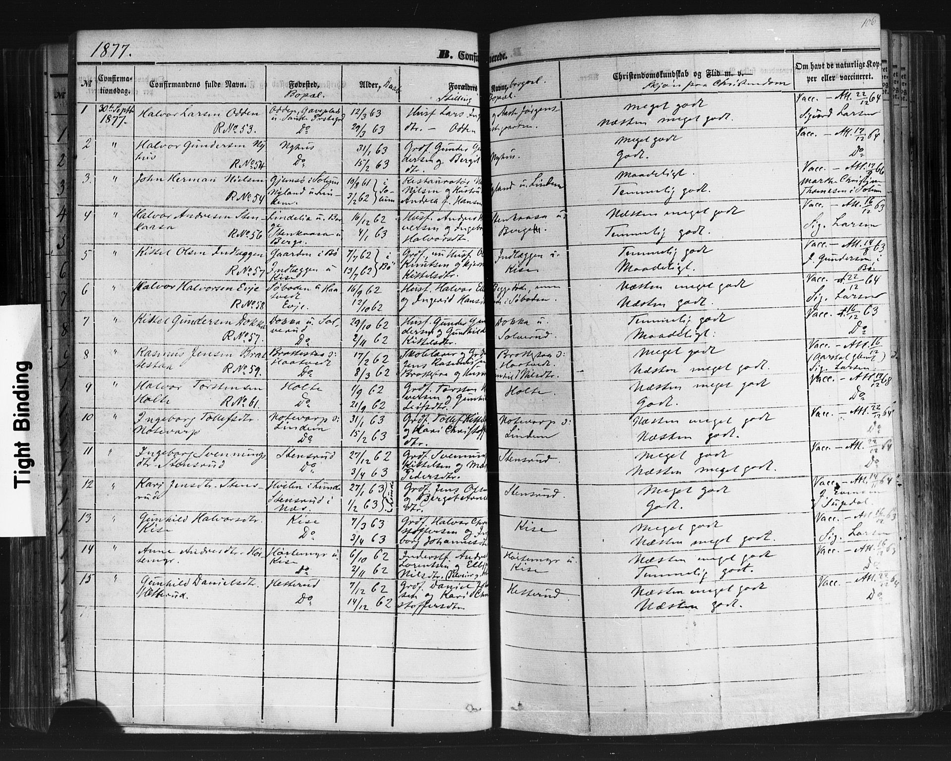 Sauherad kirkebøker, SAKO/A-298/F/Fb/L0001: Parish register (official) no. II 1, 1851-1877, p. 106