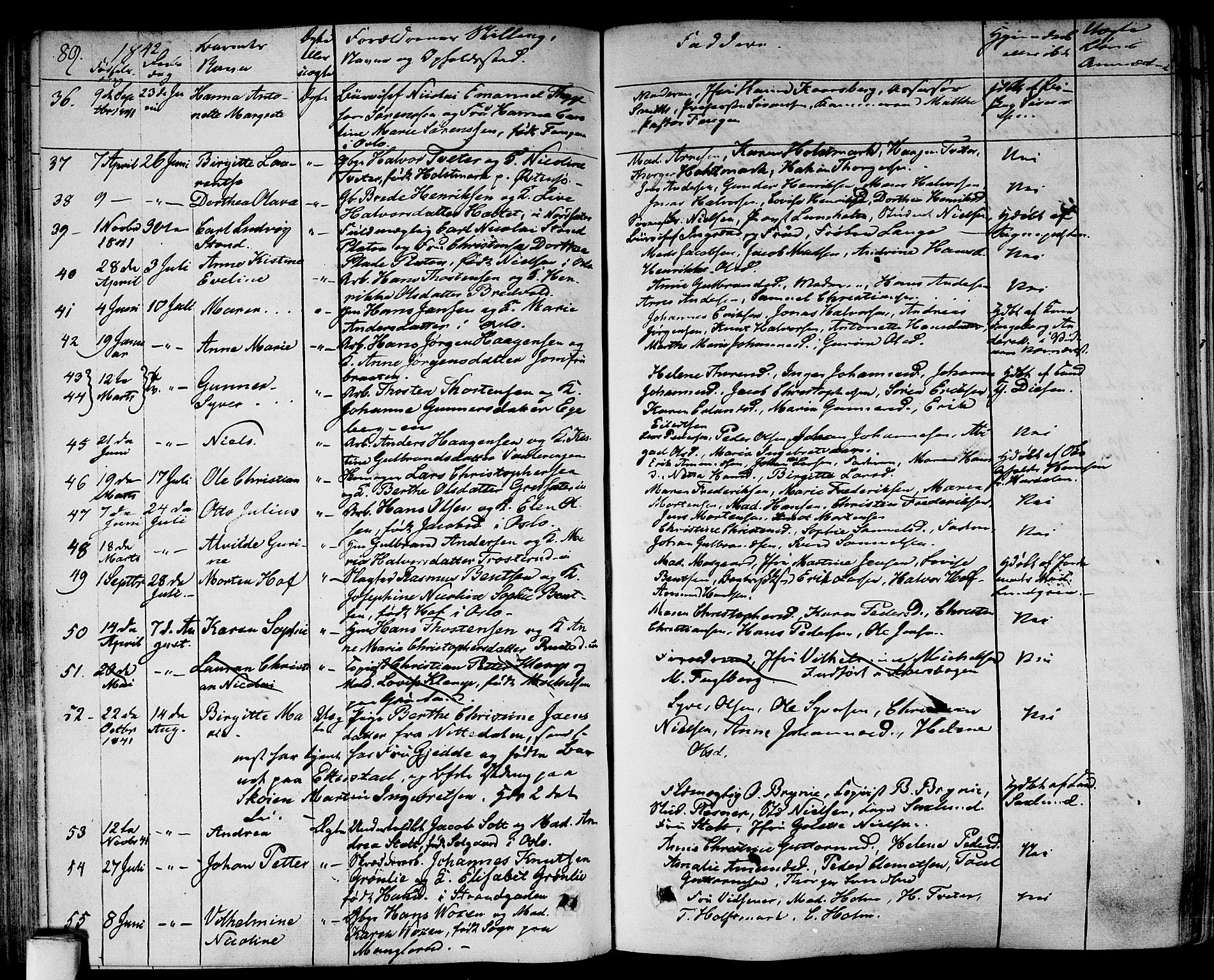 Gamlebyen prestekontor Kirkebøker, AV/SAO-A-10884/F/Fa/L0003: Parish register (official) no. 3, 1829-1849, p. 89