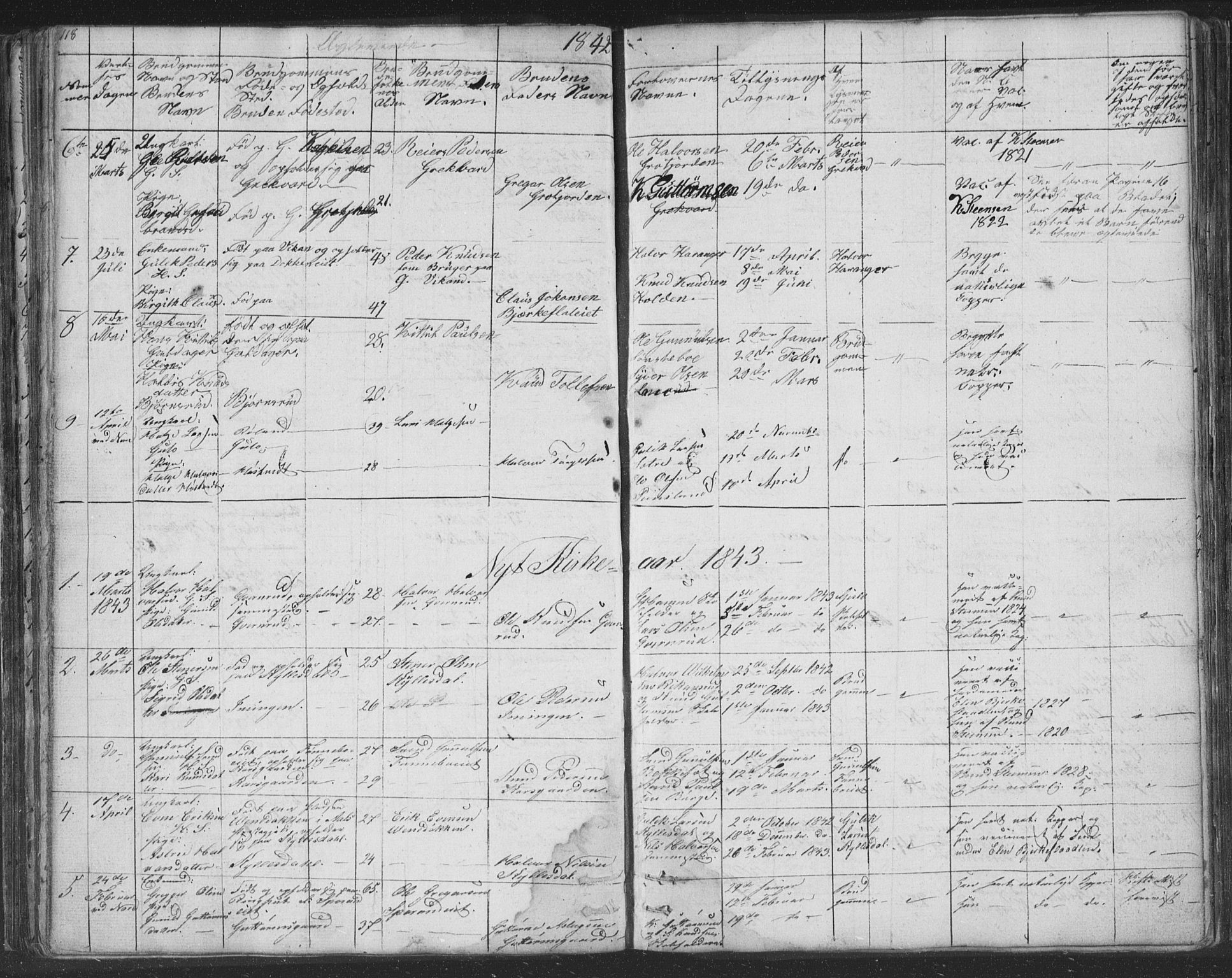 Nore kirkebøker, AV/SAKO-A-238/F/Fc/L0002: Parish register (official) no. III 2, 1836-1861, p. 118