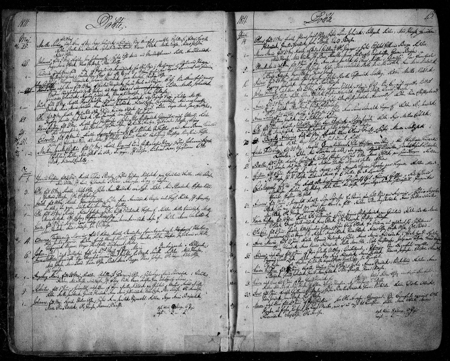 Aker prestekontor kirkebøker, SAO/A-10861/F/L0011: Parish register (official) no. 11, 1810-1819, p. 15