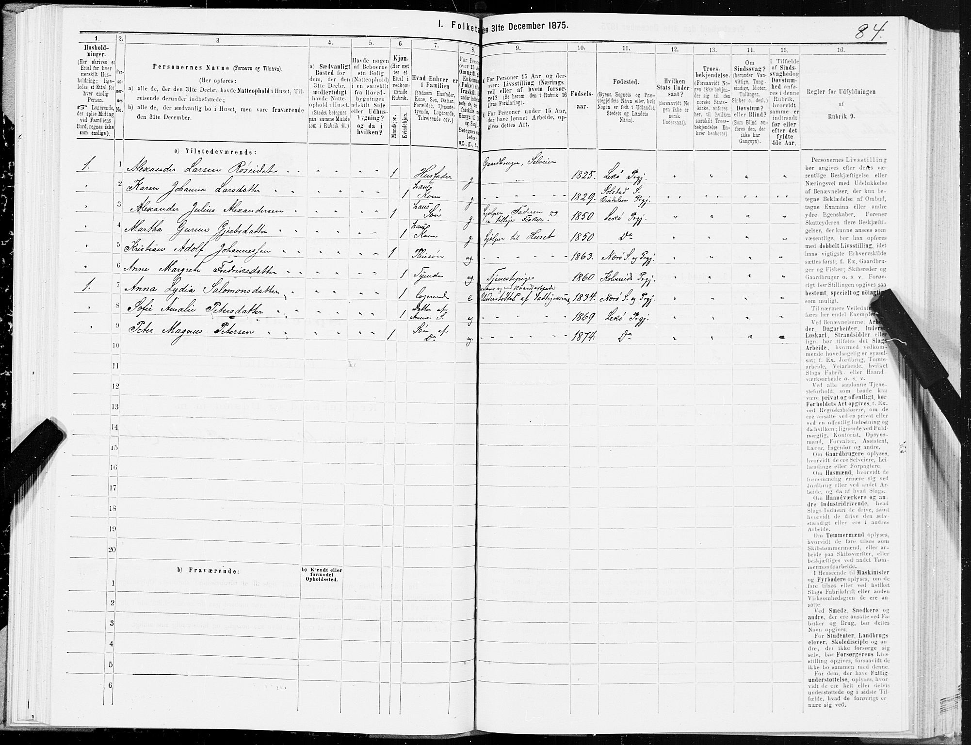 SAT, 1875 census for 1755P Leka, 1875, p. 2084