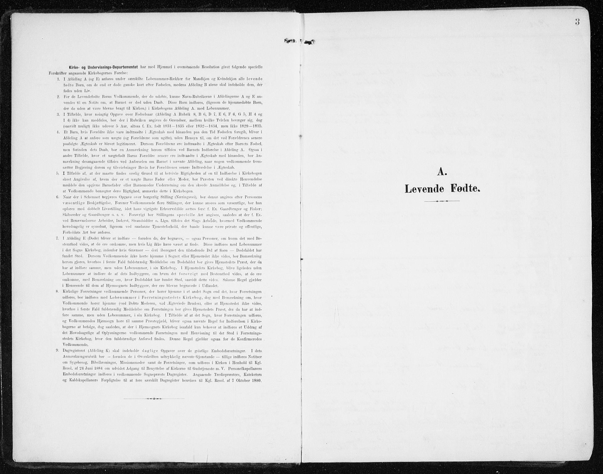 Lyngen sokneprestembete, SATØ/S-1289/H/He/Hea/L0011kirke: Parish register (official) no. 11, 1903-1913, p. 3