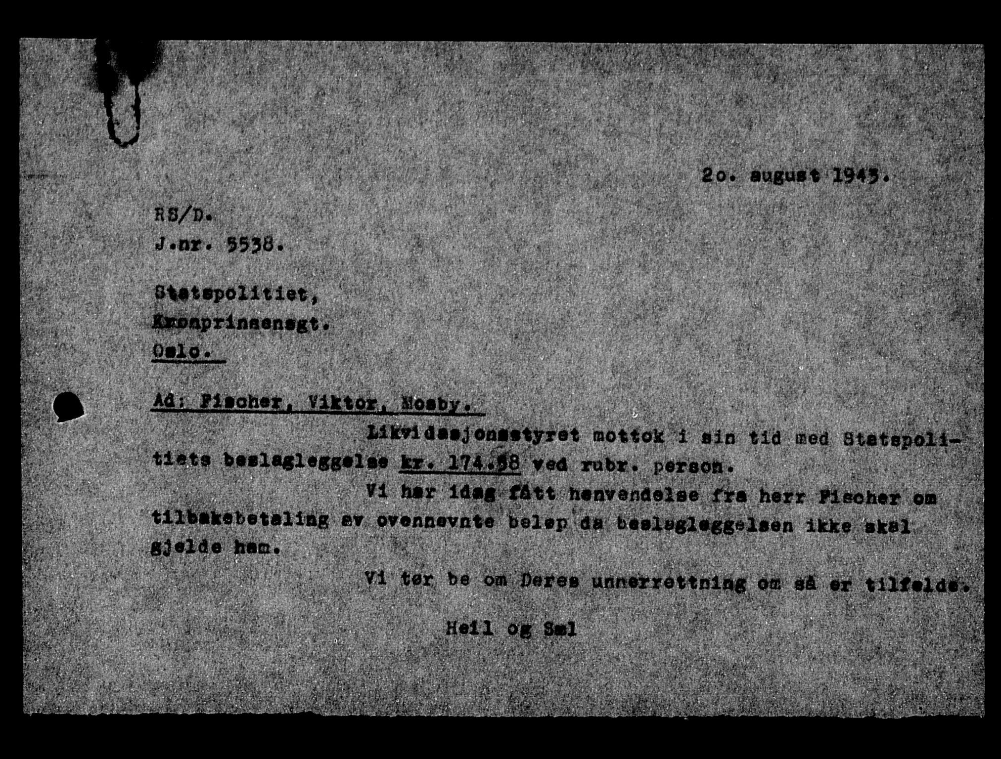 Justisdepartementet, Tilbakeføringskontoret for inndratte formuer, AV/RA-S-1564/H/Hc/Hcd/L0995: --, 1945-1947, p. 381