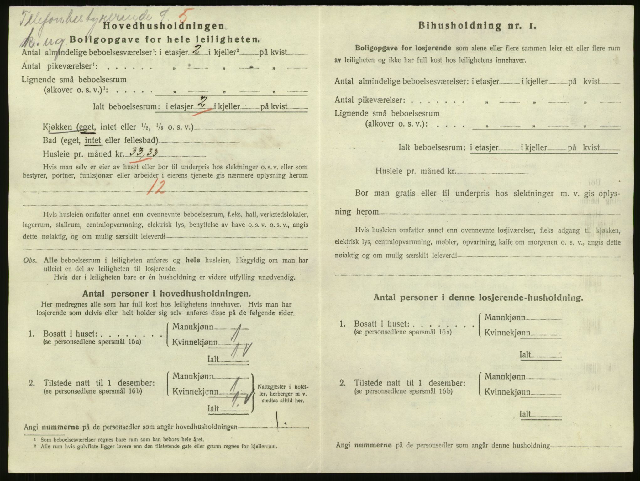 SAO, 1920 census for Fredrikshald, 1920, p. 2134