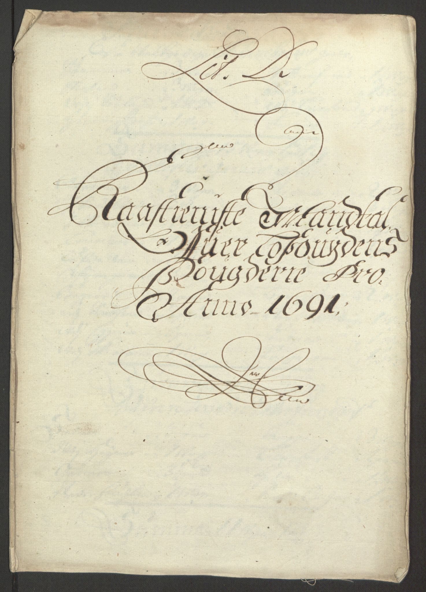 Rentekammeret inntil 1814, Reviderte regnskaper, Fogderegnskap, RA/EA-4092/R67/L4675: Fogderegnskap Vesterålen, Andenes og Lofoten, 1691-1693, p. 38