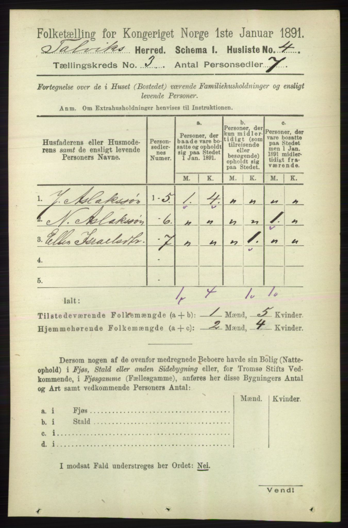 RA, 1891 census for 2013 Talvik, 1891, p. 674